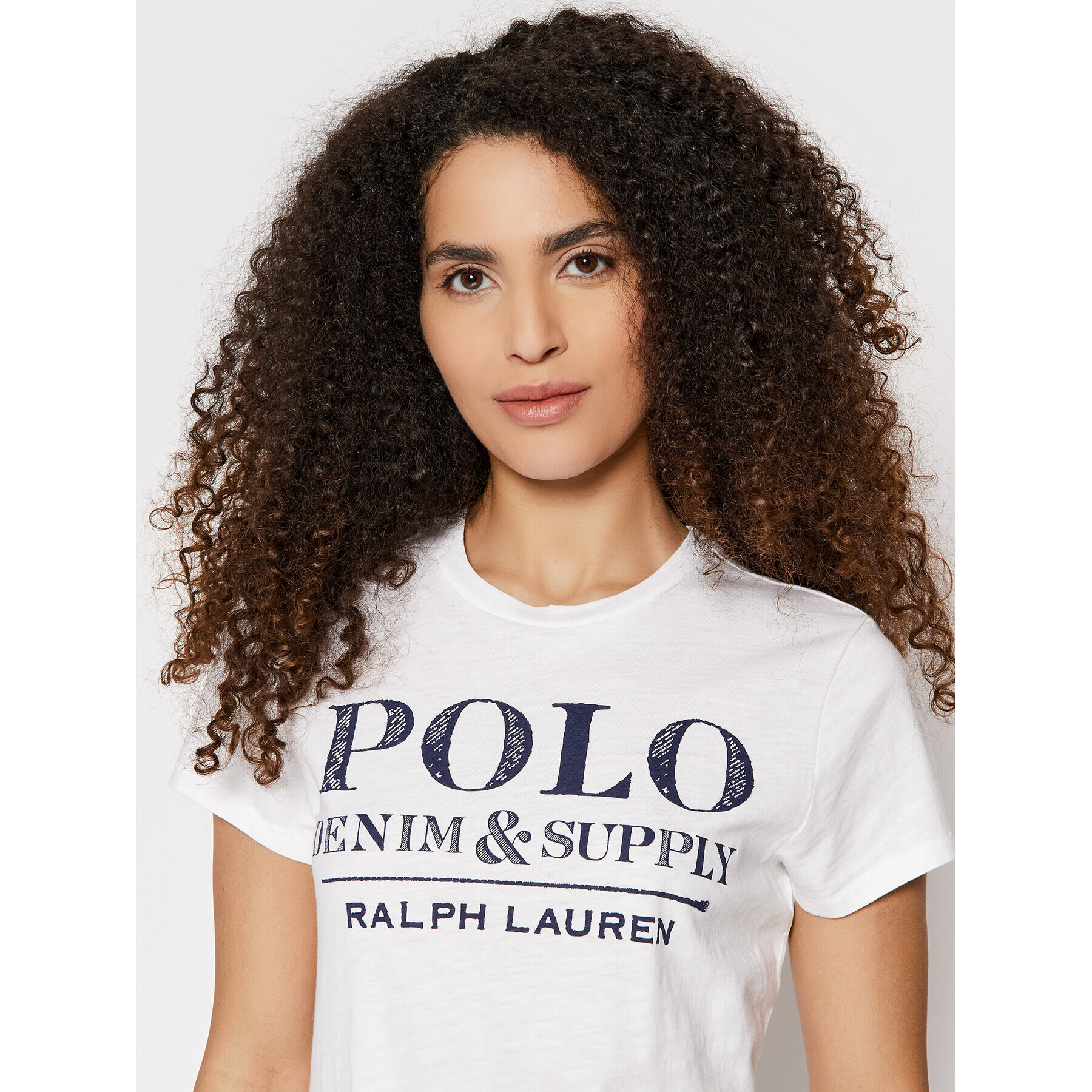 Polo Ralph Lauren T-Shirt 211858438001 Bílá Regular Fit - Pepit.cz