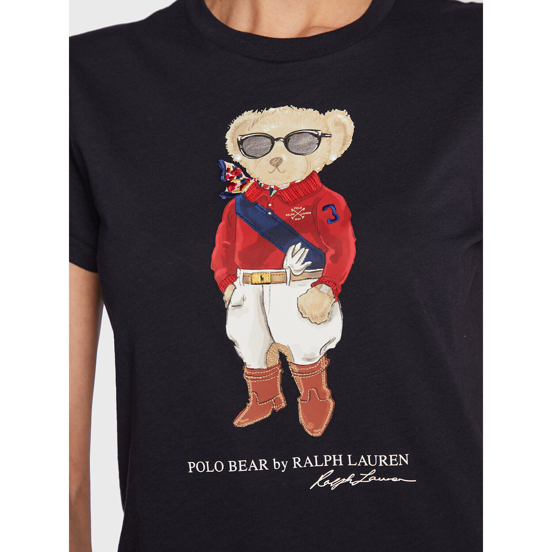 Polo Ralph Lauren T-Shirt 211873023001 Tmavomodrá Regular Fit - Pepit.cz