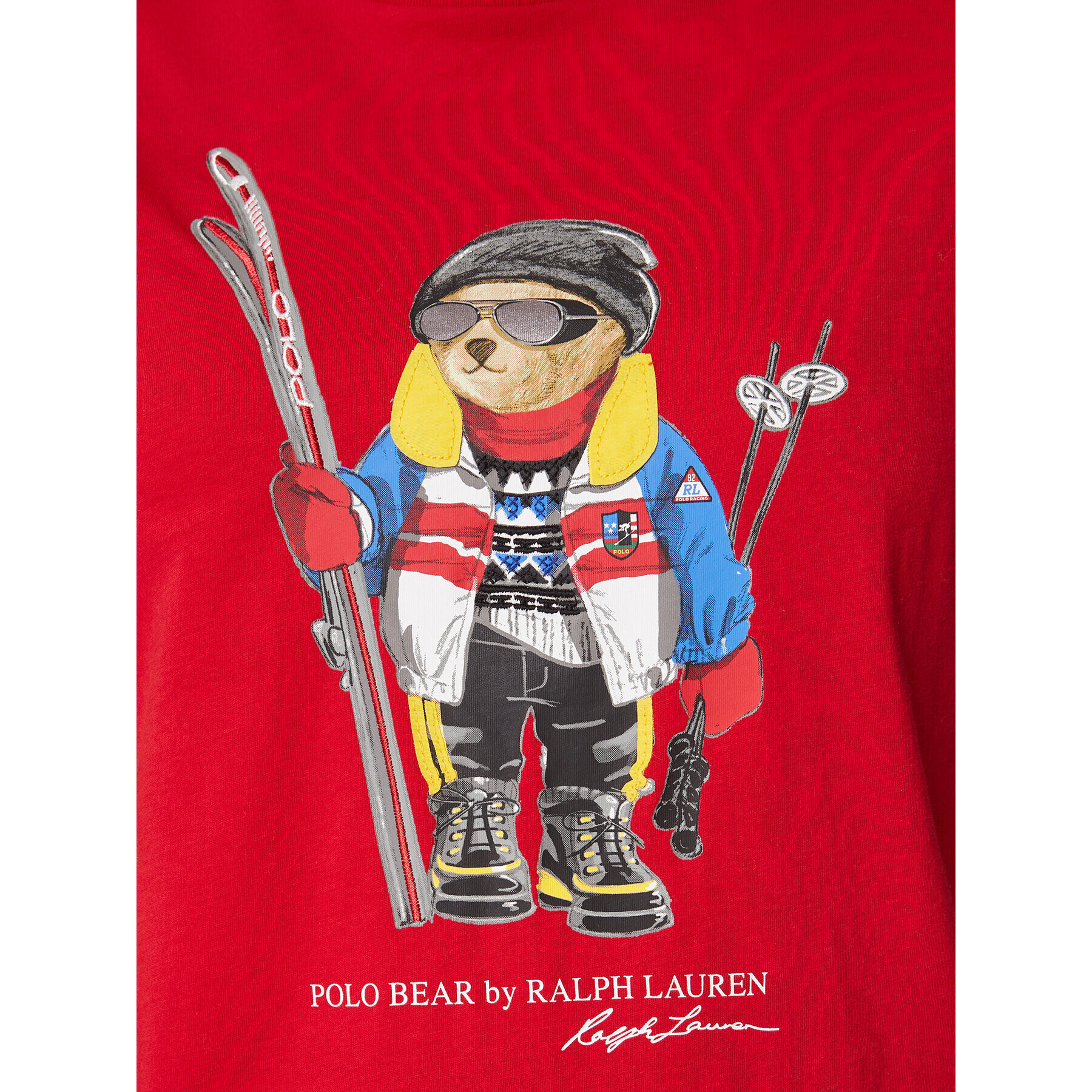 Polo Ralph Lauren T-Shirt 211882281001 Červená Regular Fit - Pepit.cz