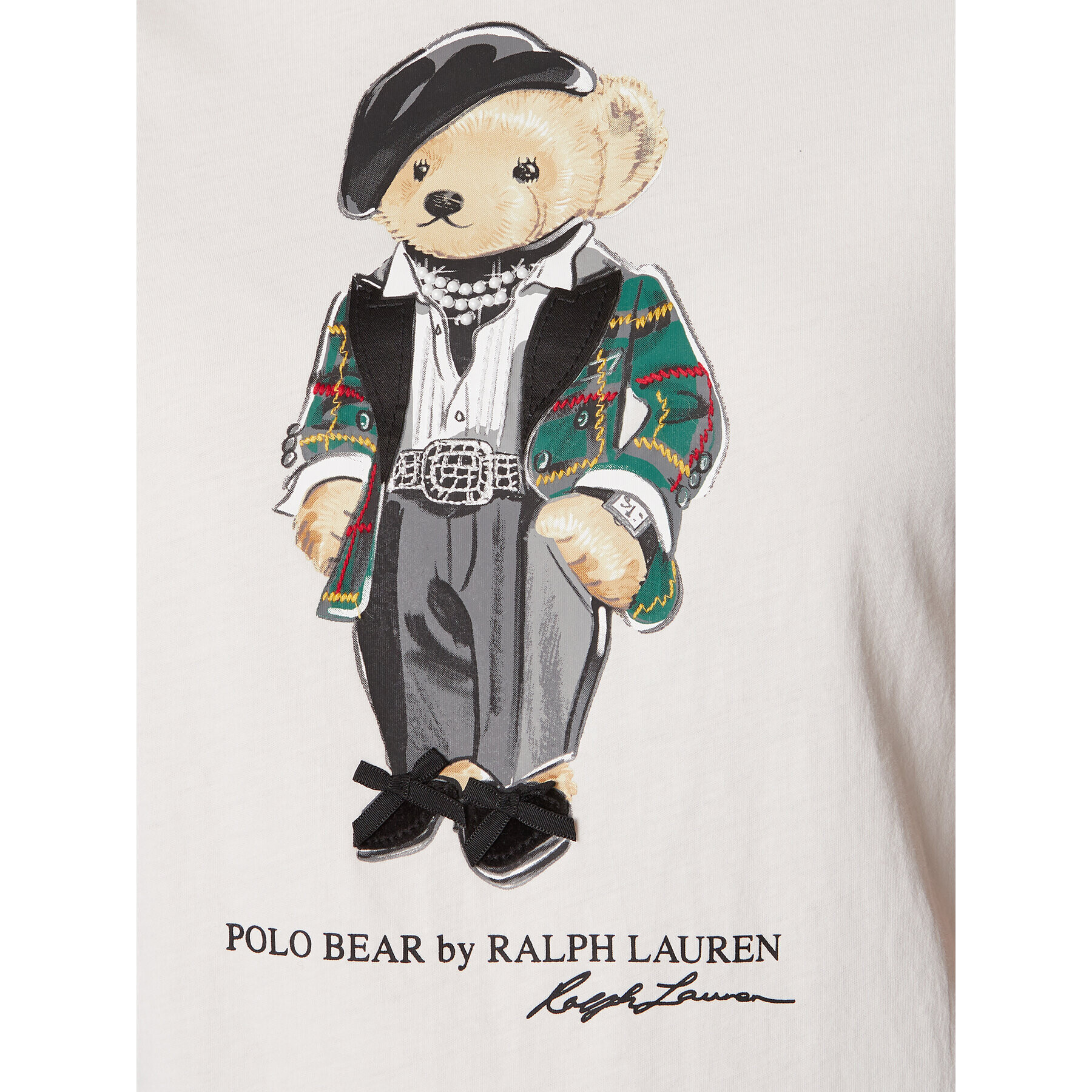 Polo Ralph Lauren T-Shirt 211882288001 Bílá Regular Fit - Pepit.cz