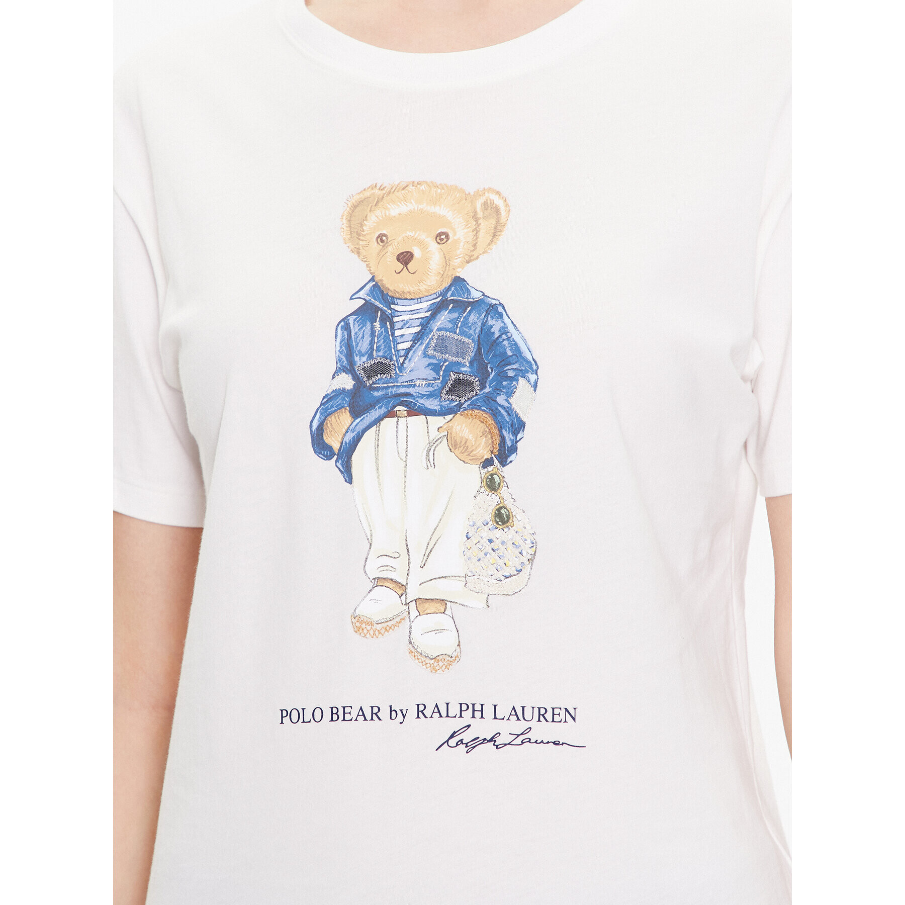 Polo Ralph Lauren T-Shirt 211892645001 Bílá Regular Fit - Pepit.cz