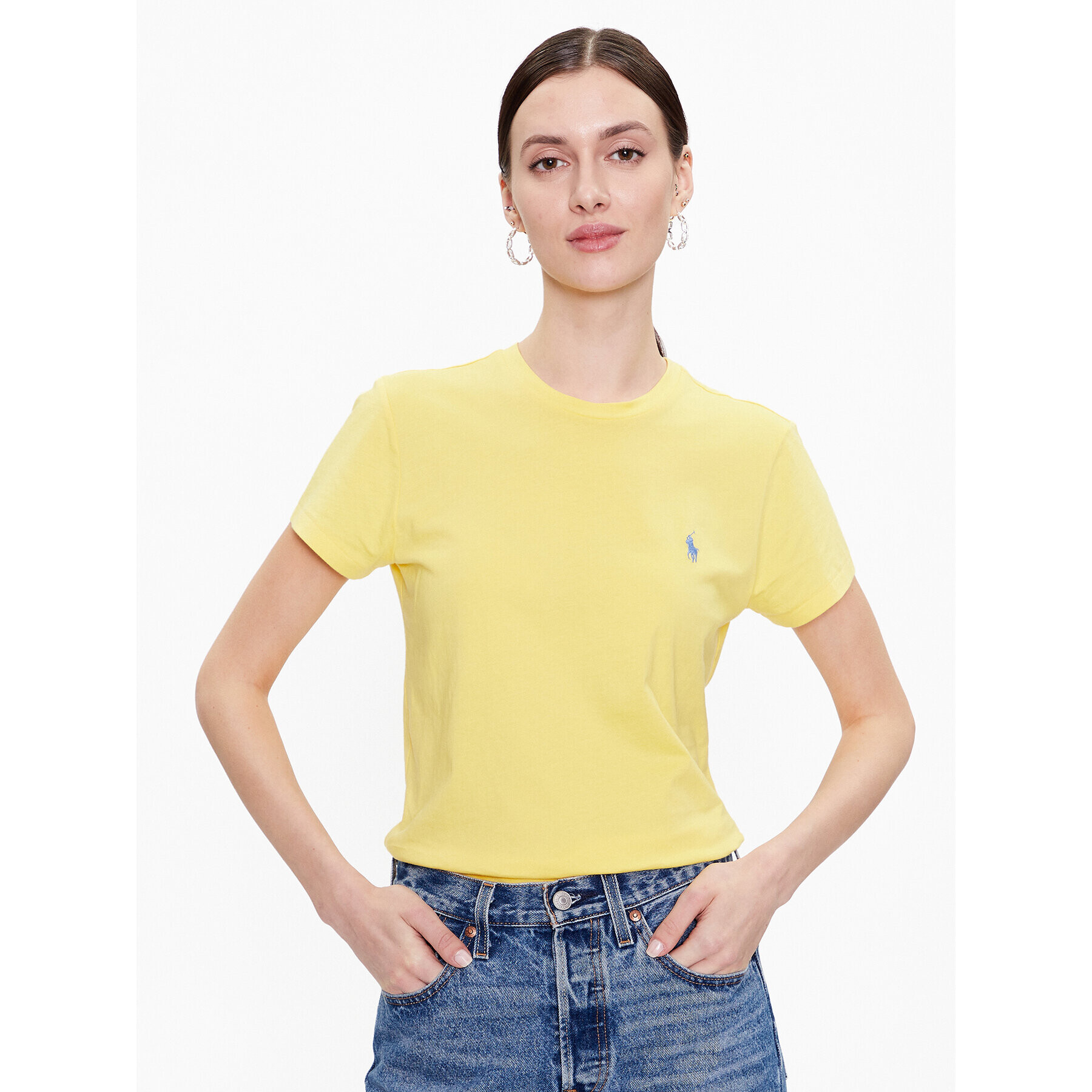 Polo Ralph Lauren T-Shirt 211898698001 Žlutá Regular Fit - Pepit.cz