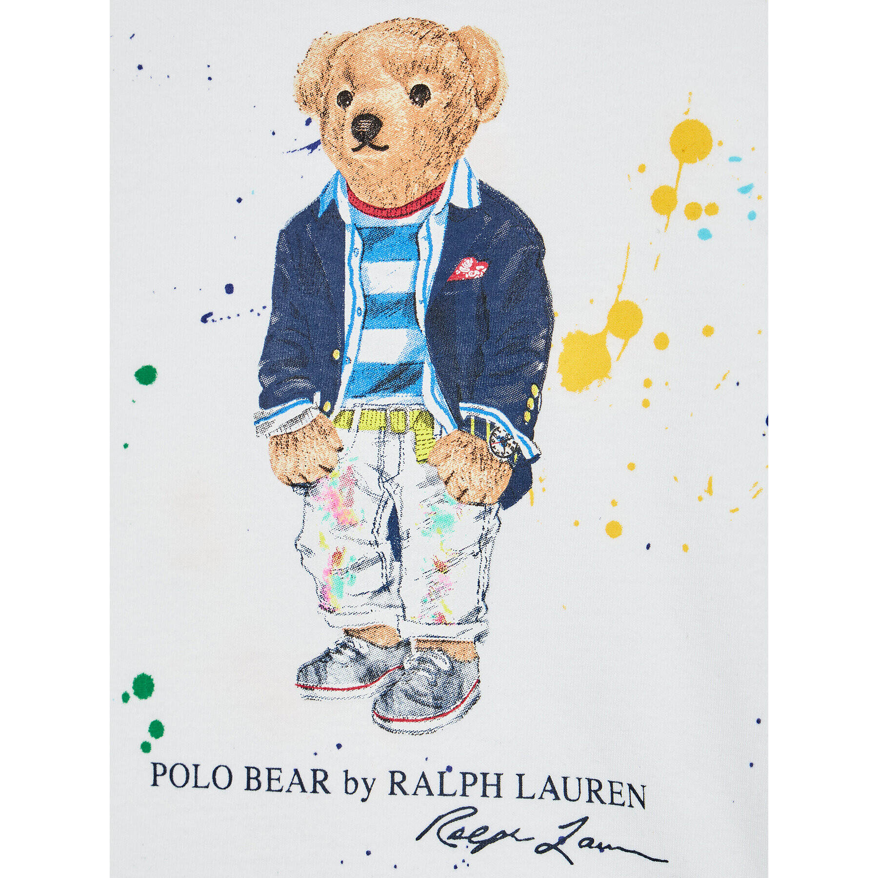 Polo Ralph Lauren T-Shirt 311868484001 Bílá Regular Fit - Pepit.cz