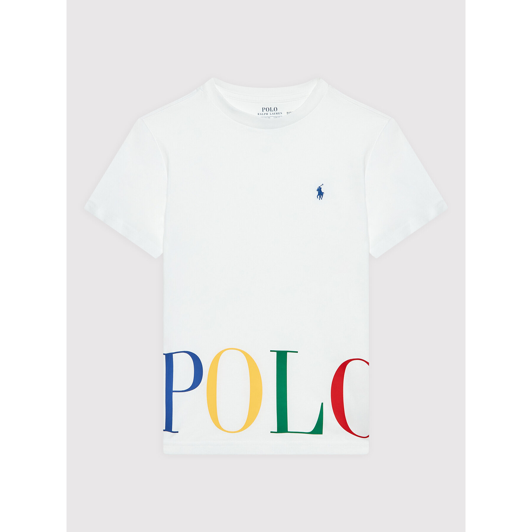 Polo Ralph Lauren T-Shirt 323865609001 Bílá Regular Fit - Pepit.cz