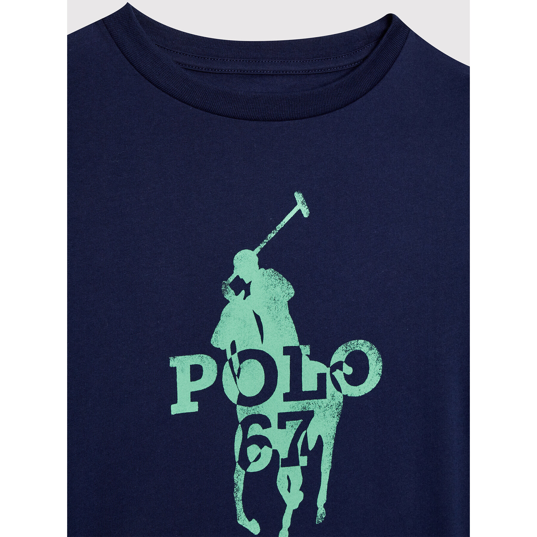 Polo Ralph Lauren T-Shirt 323870939004 Tmavomodrá Regular Fit - Pepit.cz