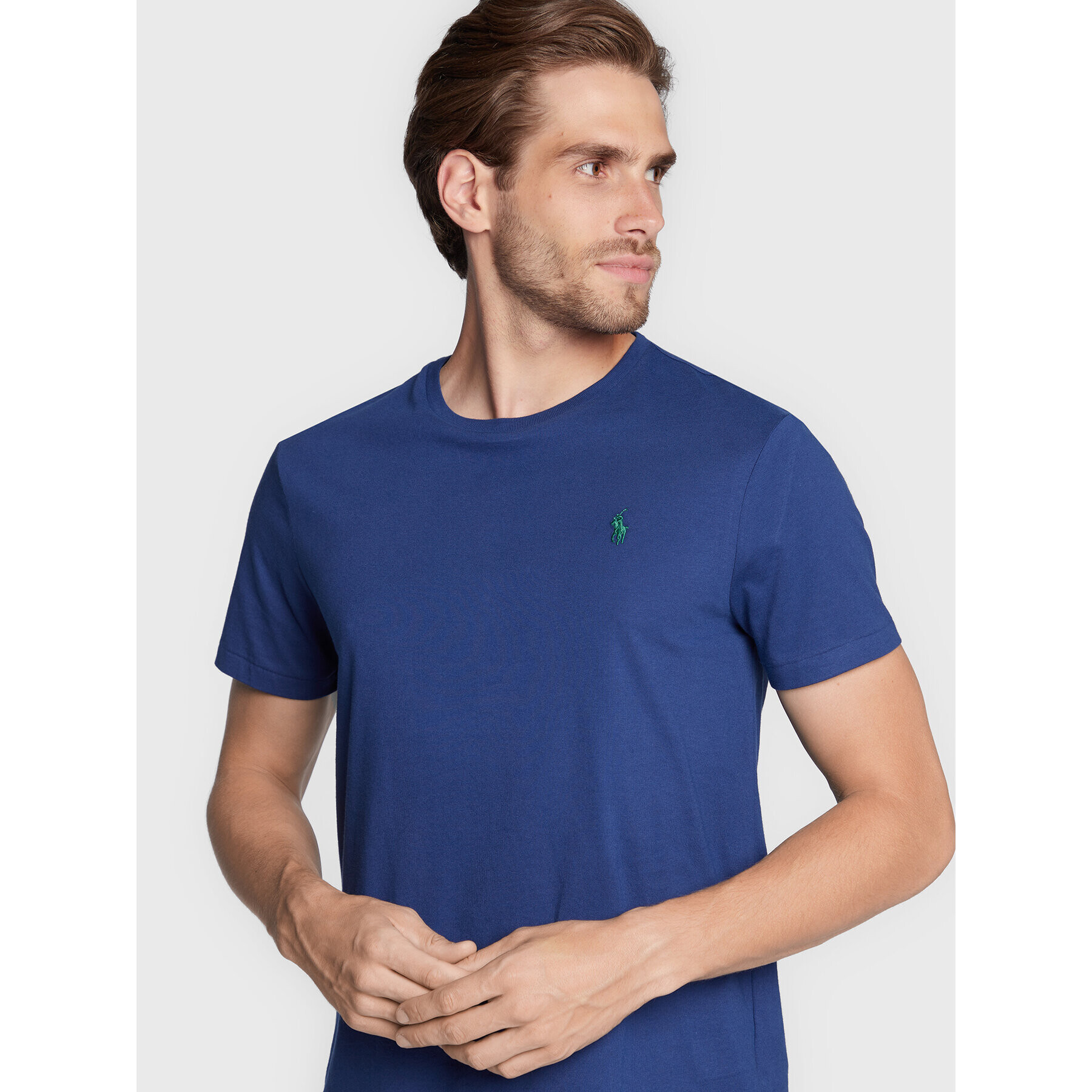 Polo Ralph Lauren T-Shirt 710671438281 Modrá Slim Fit - Pepit.cz