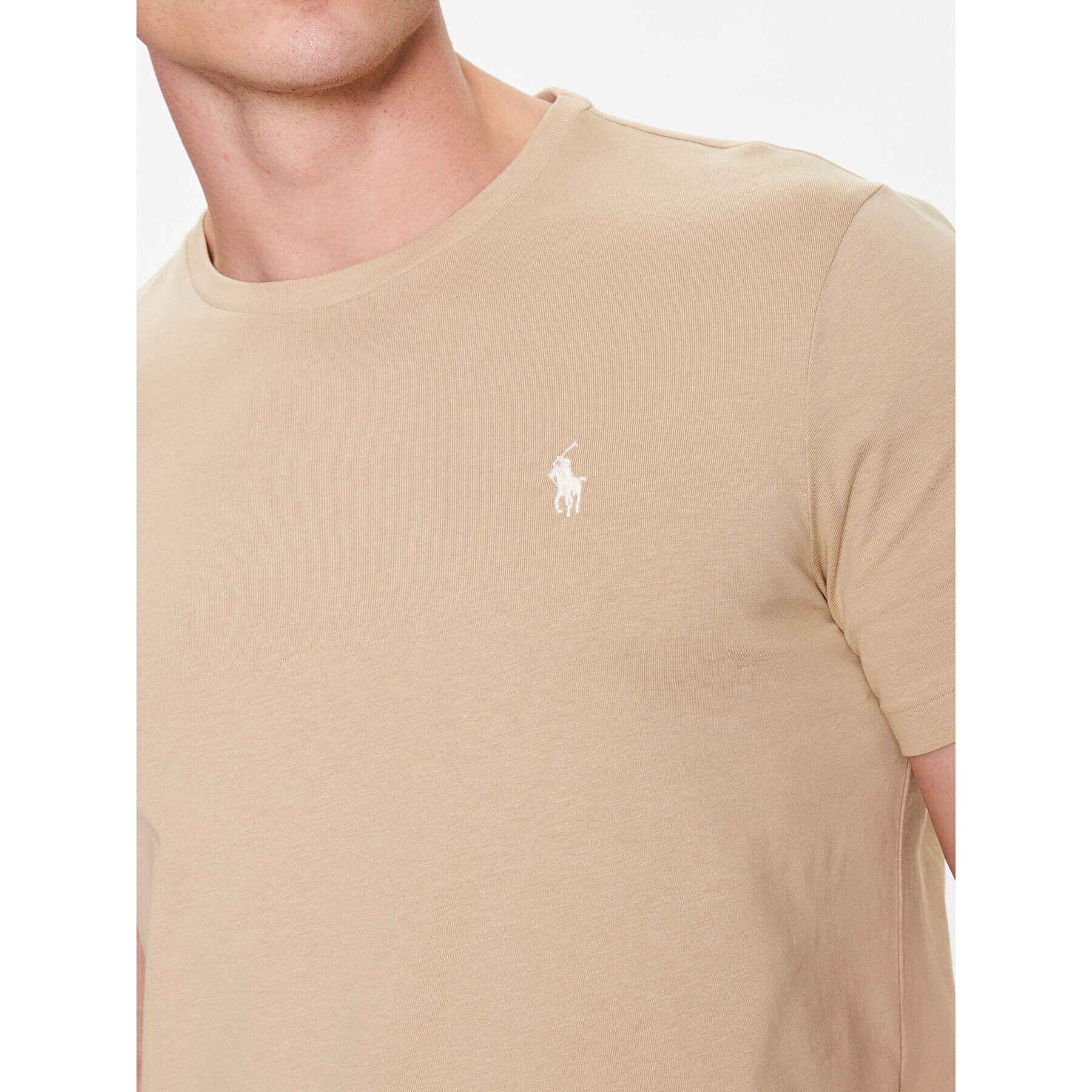 Polo Ralph Lauren T-Shirt 710671438294 Béžová Slim Fit - Pepit.cz