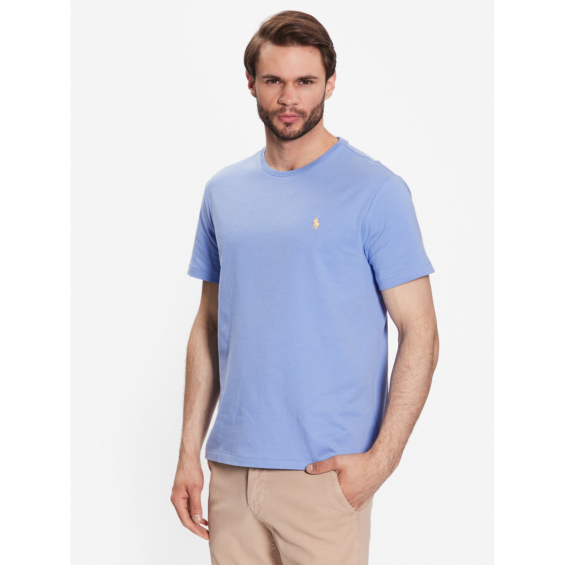 Polo Ralph Lauren T-Shirt 710671438308 Modrá Slim Fit - Pepit.cz