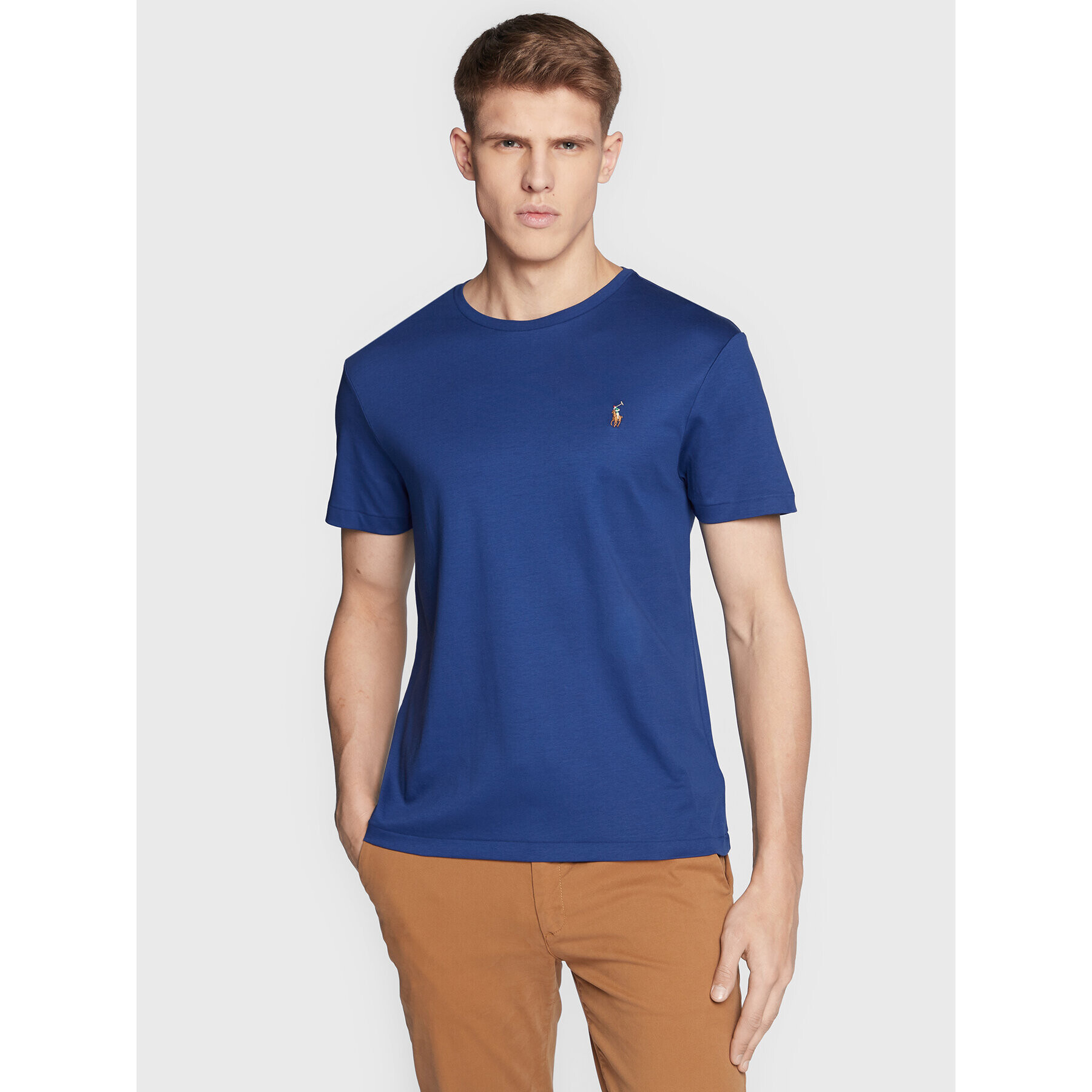 Polo Ralph Lauren T-Shirt 710740727 Modrá Custom Slim Fit - Pepit.cz