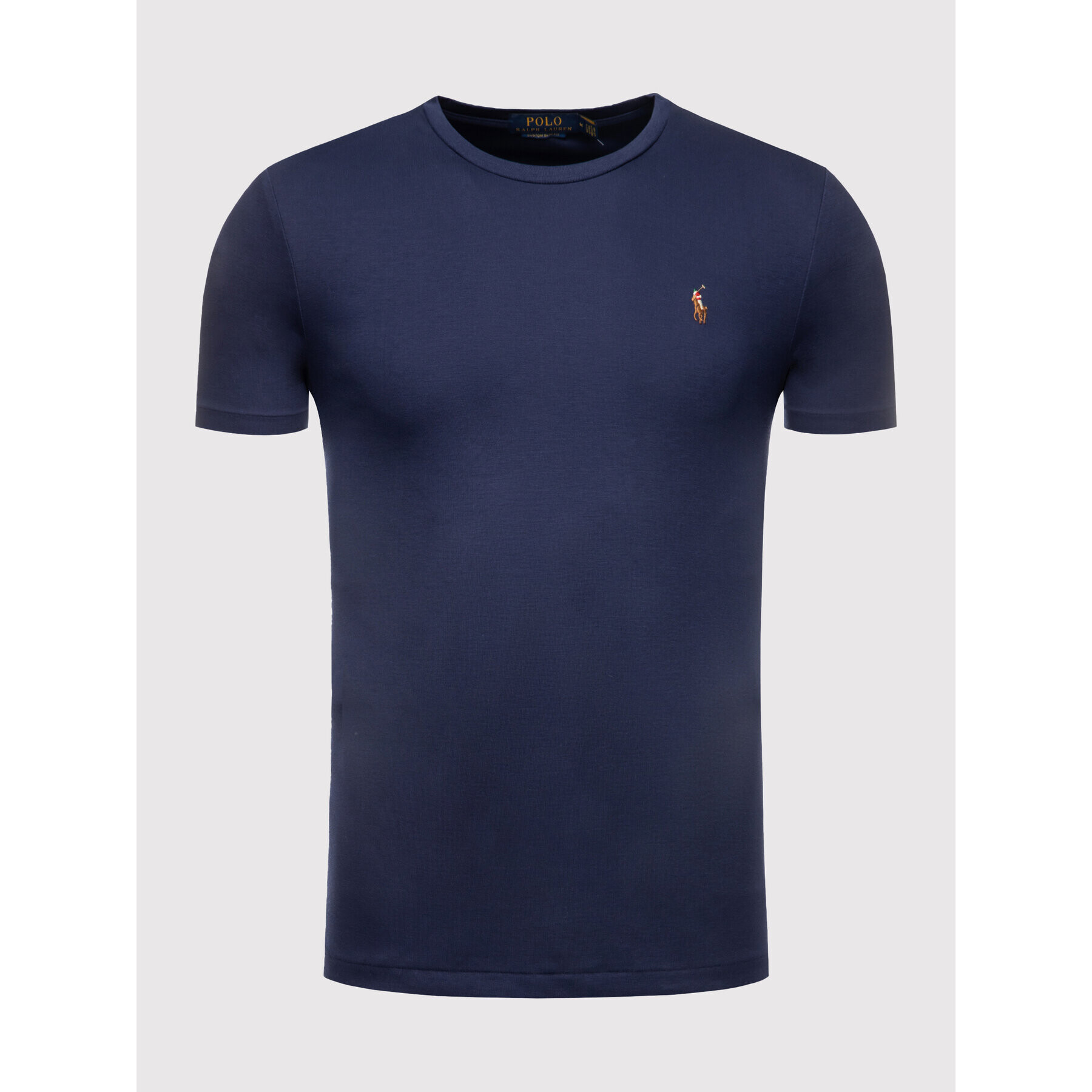 Polo Ralph Lauren T-Shirt 710740727 Tmavomodrá Custom Slim Fit - Pepit.cz