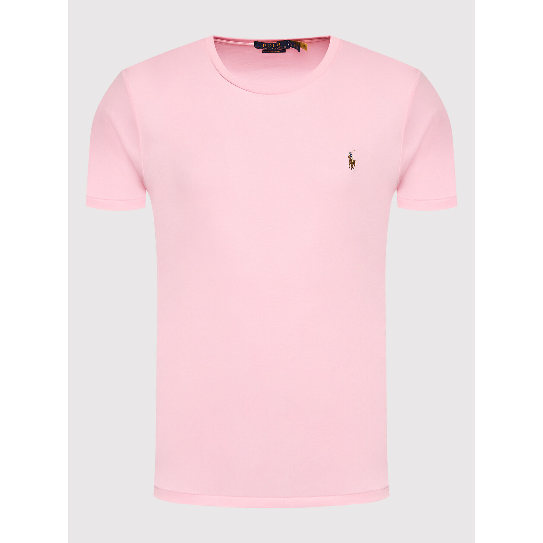 Polo Ralph Lauren T-Shirt 710740727010 Růžová Custom Slim Fit - Pepit.cz