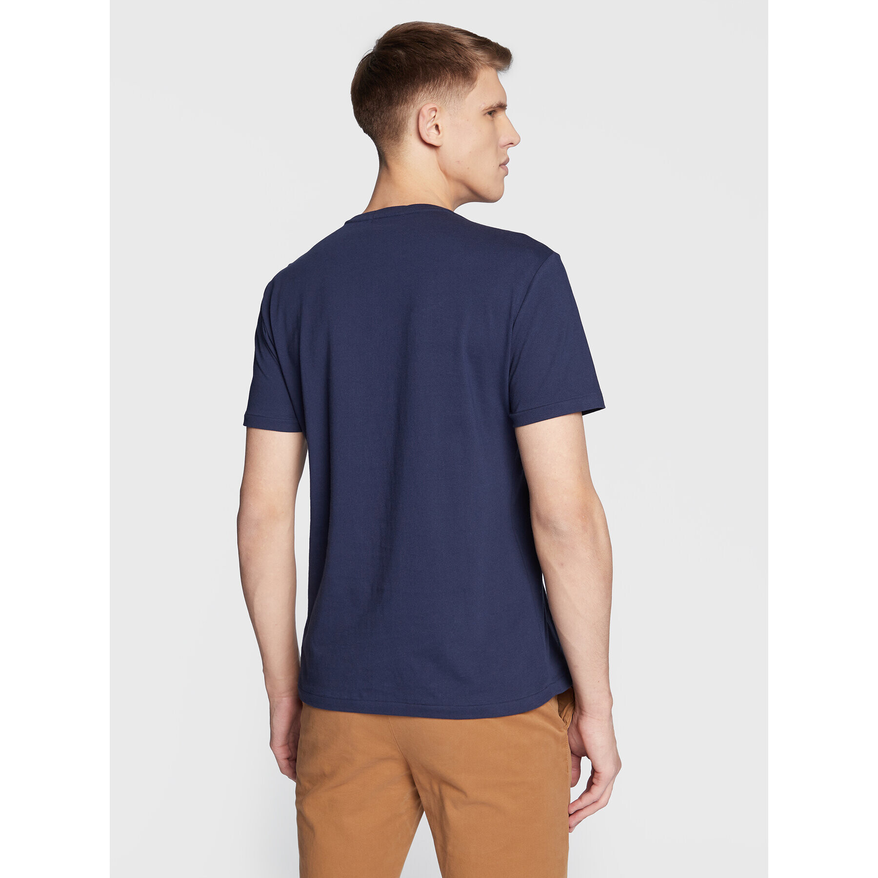 Polo Ralph Lauren T-Shirt 710853310 Tmavomodrá Slim Fit - Pepit.cz