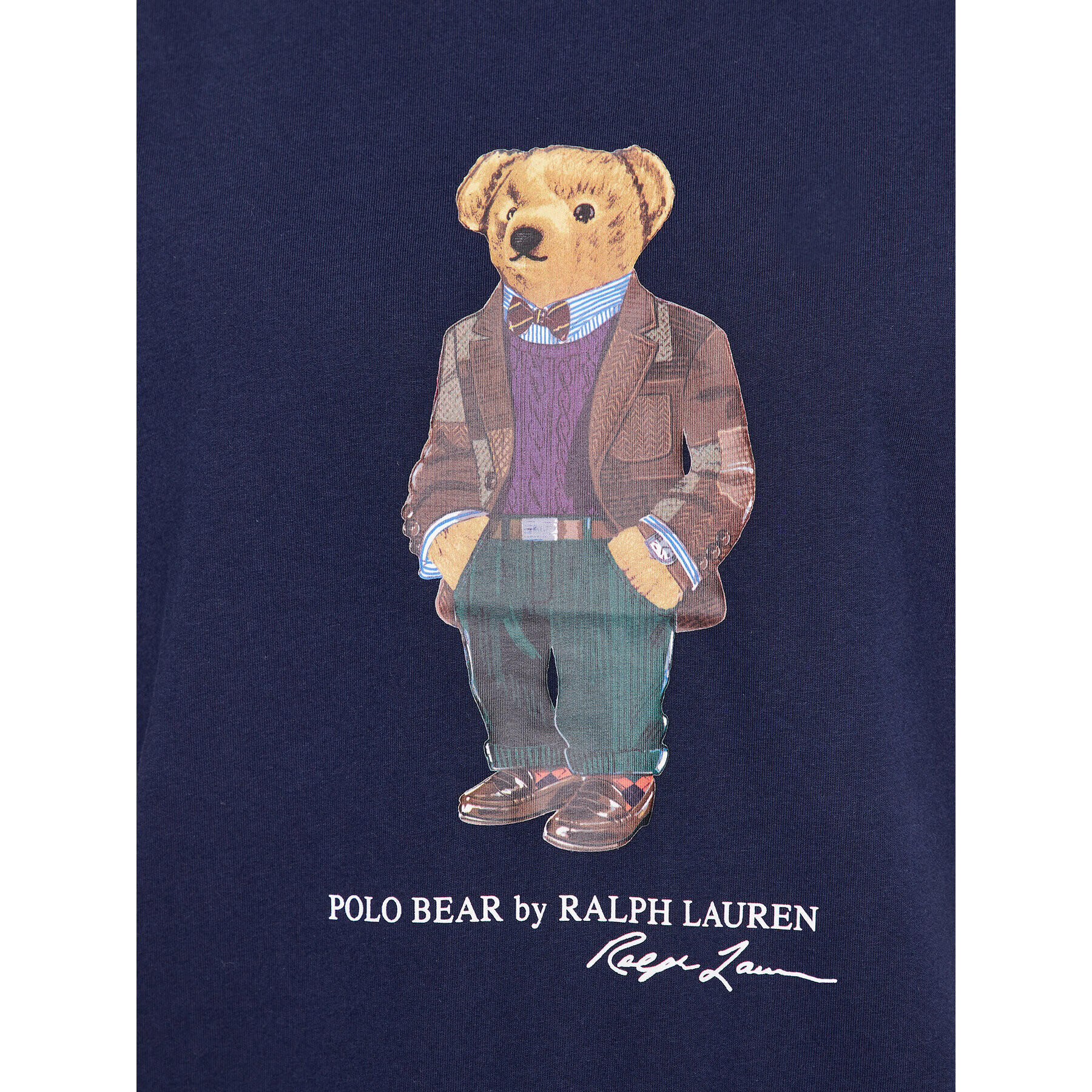 Polo Ralph Lauren T-Shirt 710854497026 Tmavomodrá Regular Fit - Pepit.cz