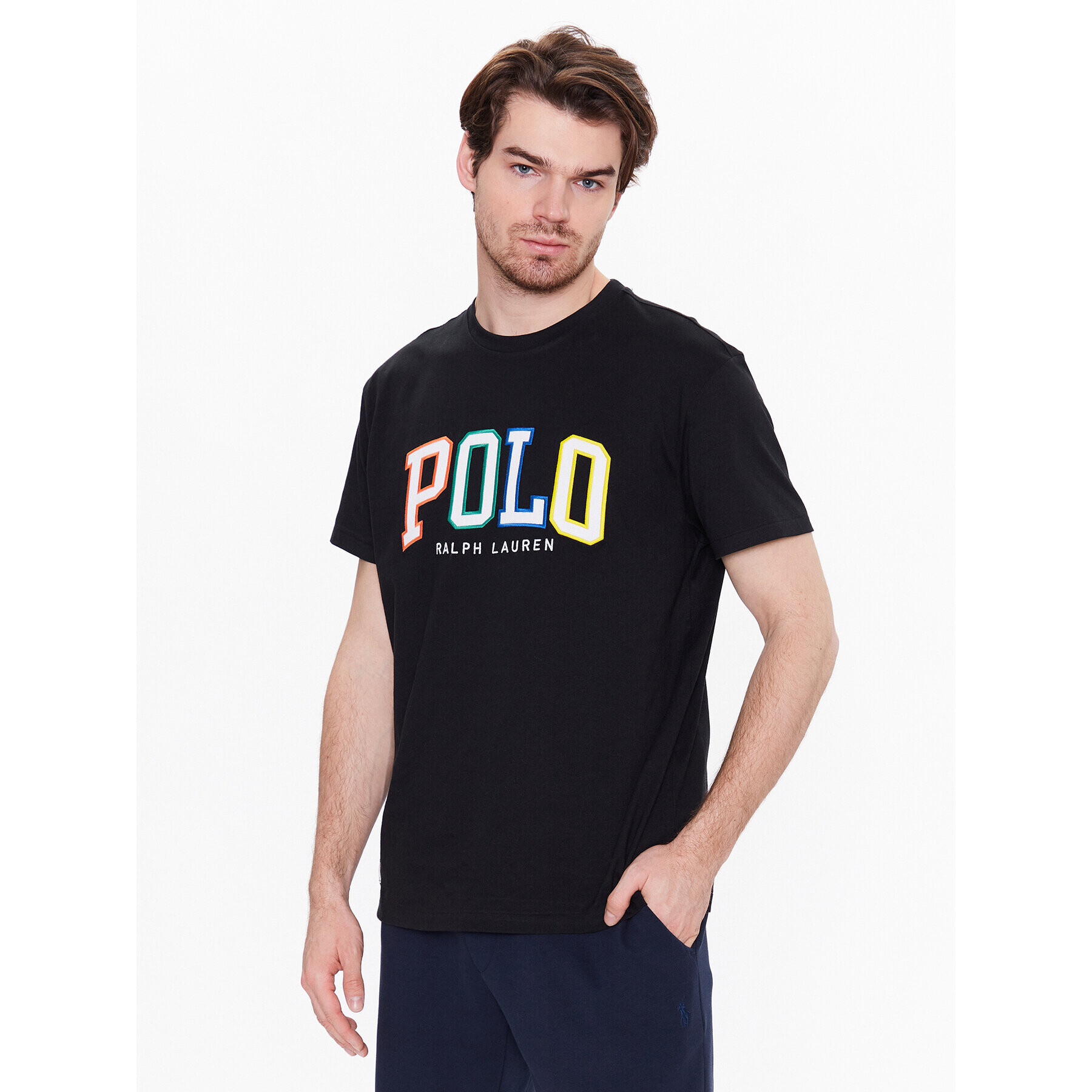 Polo Ralph Lauren T-Shirt 710890804001 Černá Custom Fit - Pepit.cz