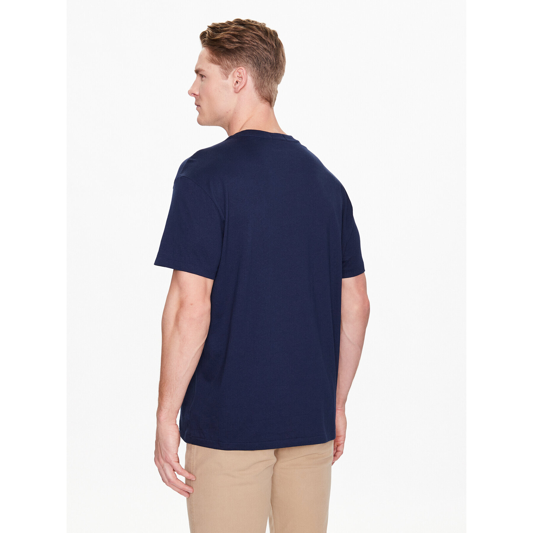 Polo Ralph Lauren T-Shirt 710890937001 Tmavomodrá Classic Fit - Pepit.cz