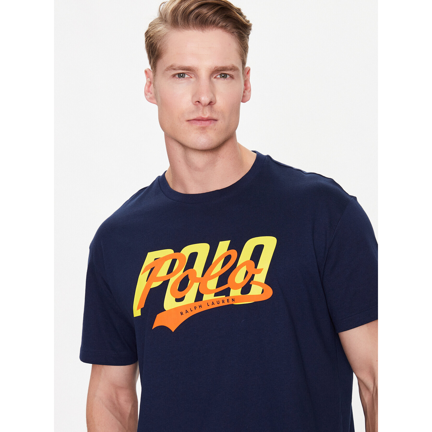 Polo Ralph Lauren T-Shirt 710890937001 Tmavomodrá Classic Fit - Pepit.cz