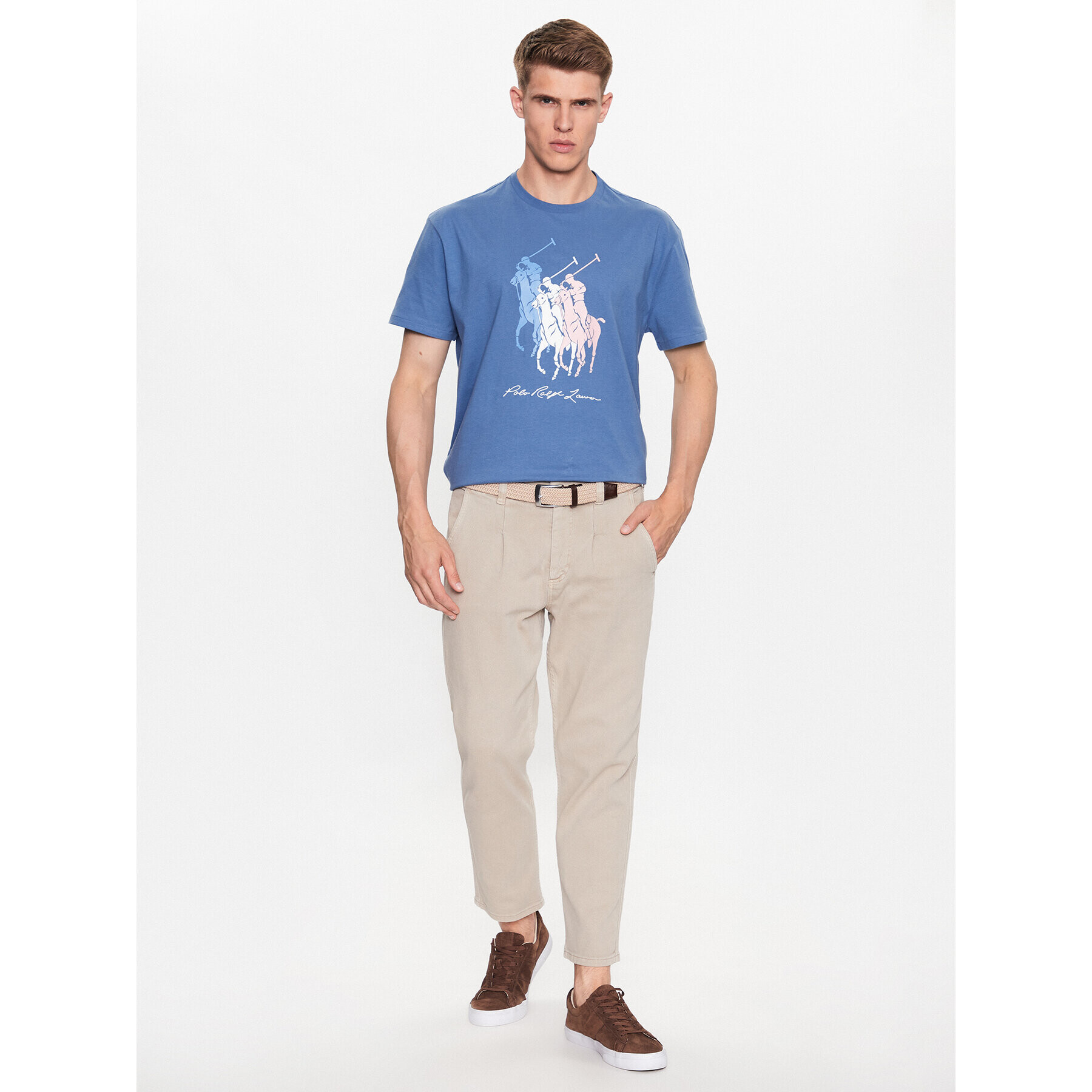 Polo Ralph Lauren T-Shirt 710909588003 Modrá Classic Fit - Pepit.cz