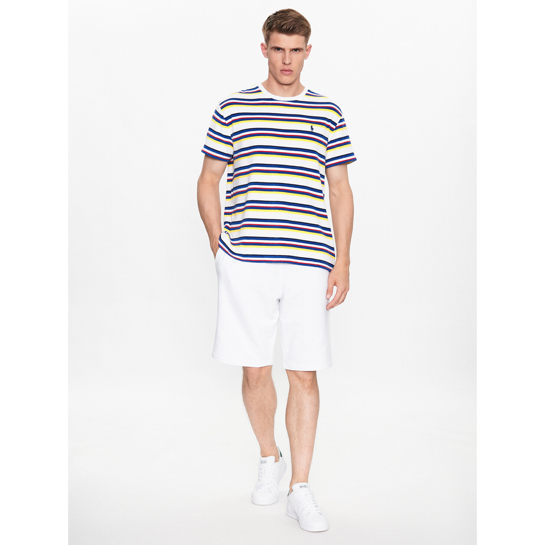 Polo Ralph Lauren T-Shirt 710909666001 Bílá Regular Fit - Pepit.cz