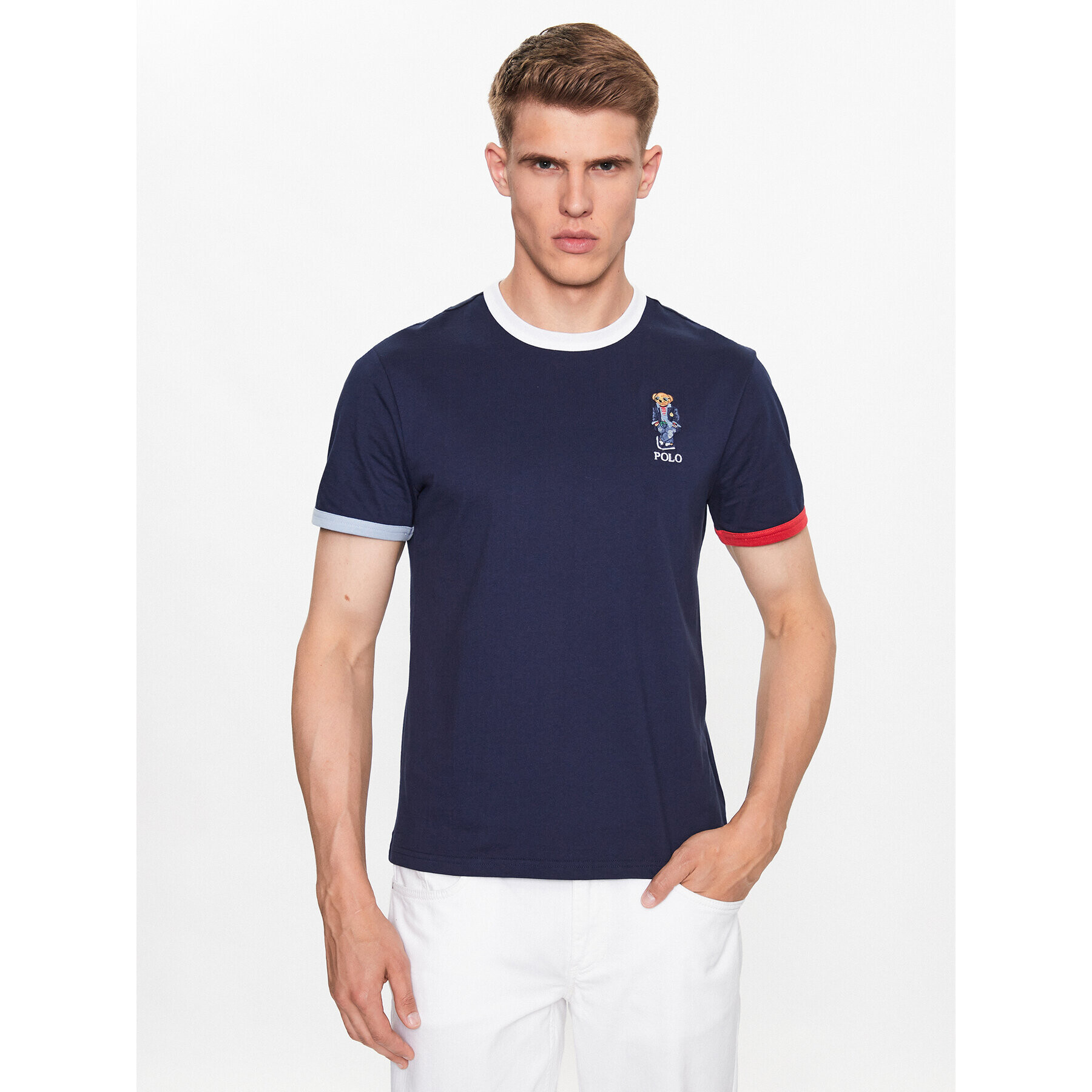 Polo Ralph Lauren T-Shirt 710909789001 Tmavomodrá Regular Fit - Pepit.cz