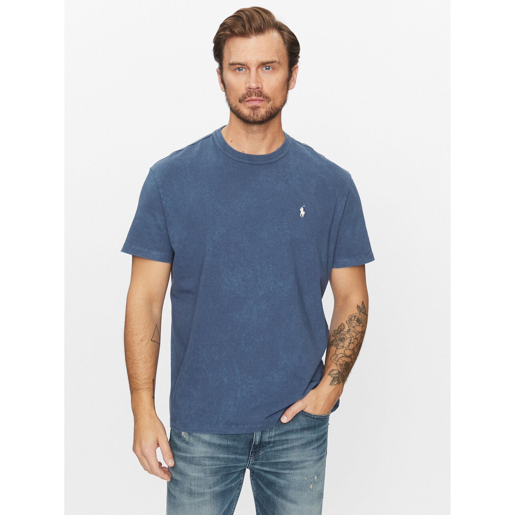 Polo Ralph Lauren T-Shirt 710916698001 Tmavomodrá Regular Fit - Pepit.cz