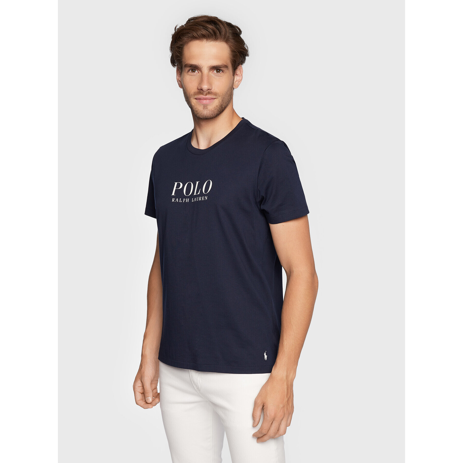 Polo Ralph Lauren T-Shirt 714862615003 Tmavomodrá Slim Fit - Pepit.cz