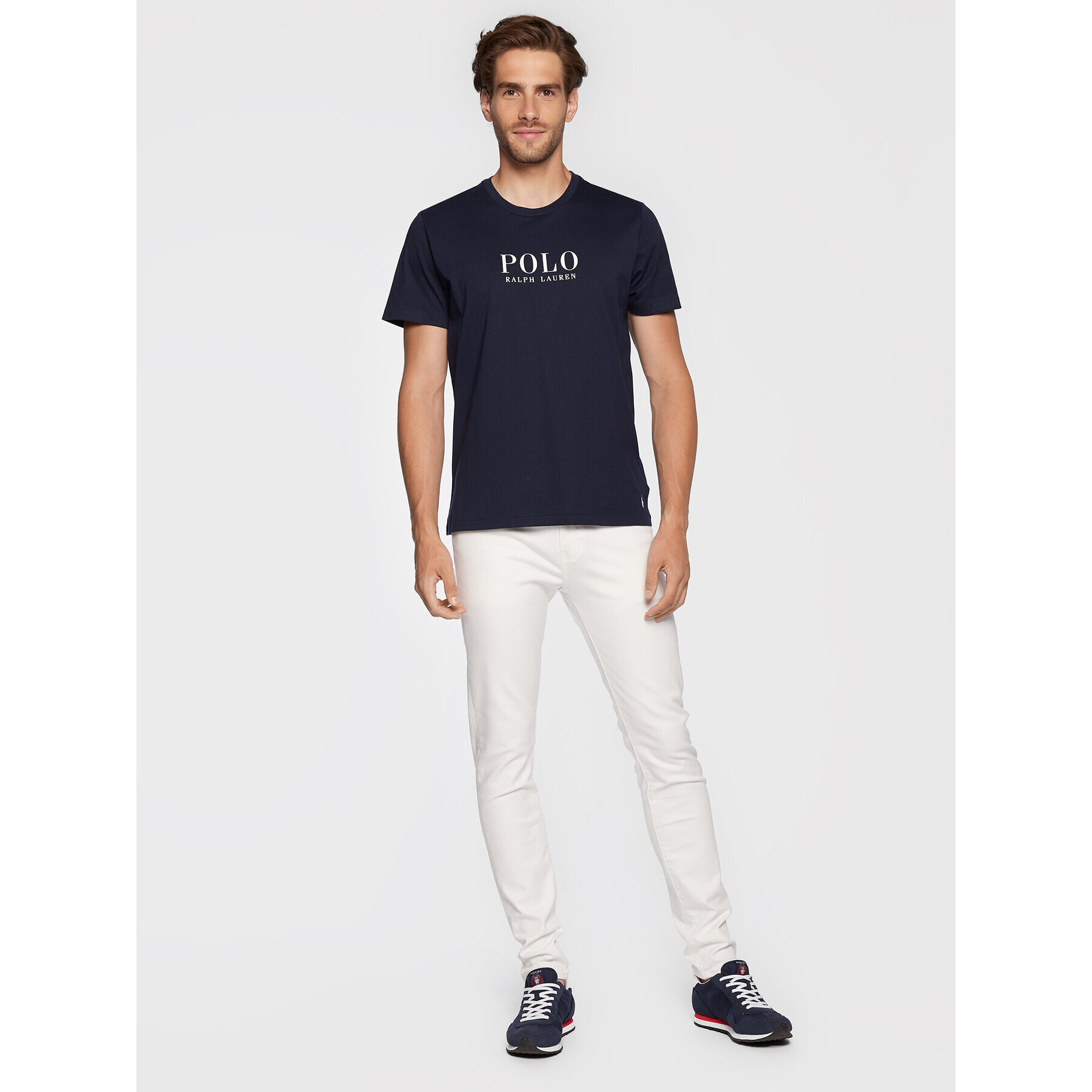 Polo Ralph Lauren T-Shirt 714862615003 Tmavomodrá Slim Fit - Pepit.cz