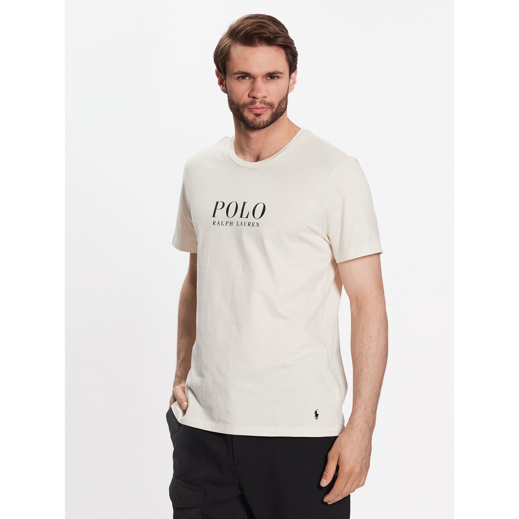 Polo Ralph Lauren T-Shirt 714899613001 Béžová Regular Fit - Pepit.cz