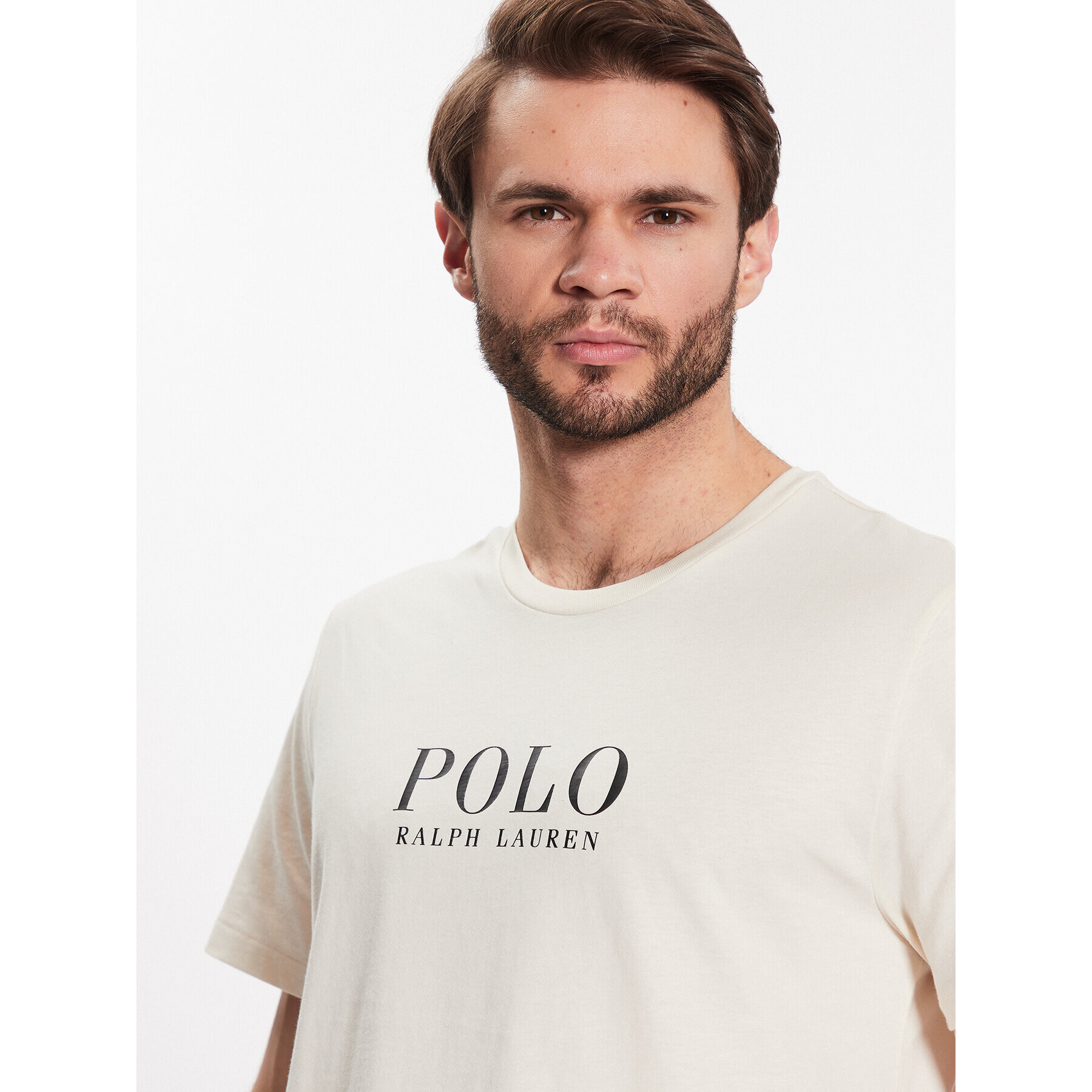 Polo Ralph Lauren T-Shirt 714899613001 Béžová Regular Fit - Pepit.cz