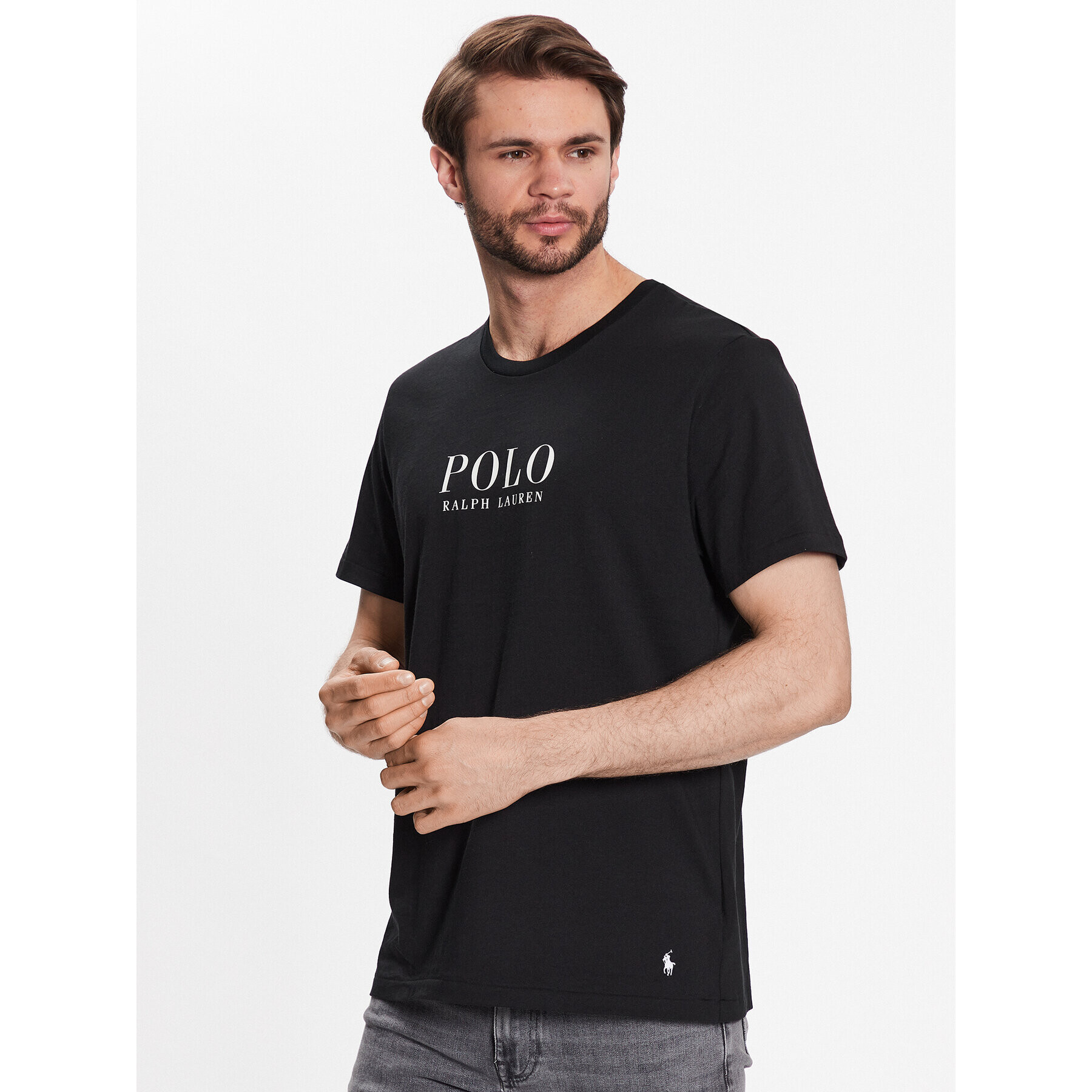 Polo Ralph Lauren T-Shirt 714899613004 Černá Regular Fit - Pepit.cz