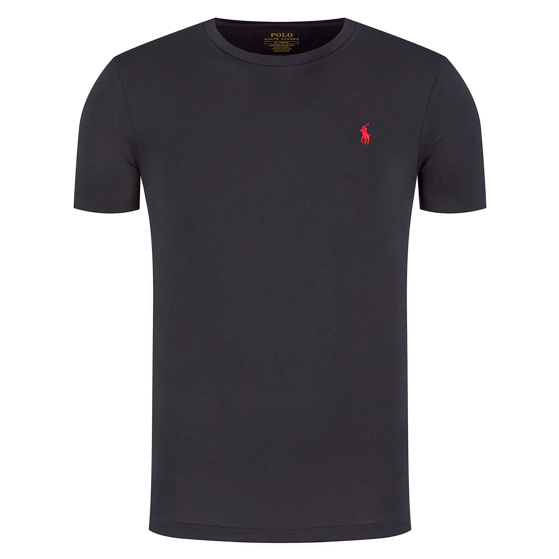 Polo Ralph Lauren T-Shirt Bsr 710680785 Černá Custom Slim Fit - Pepit.cz