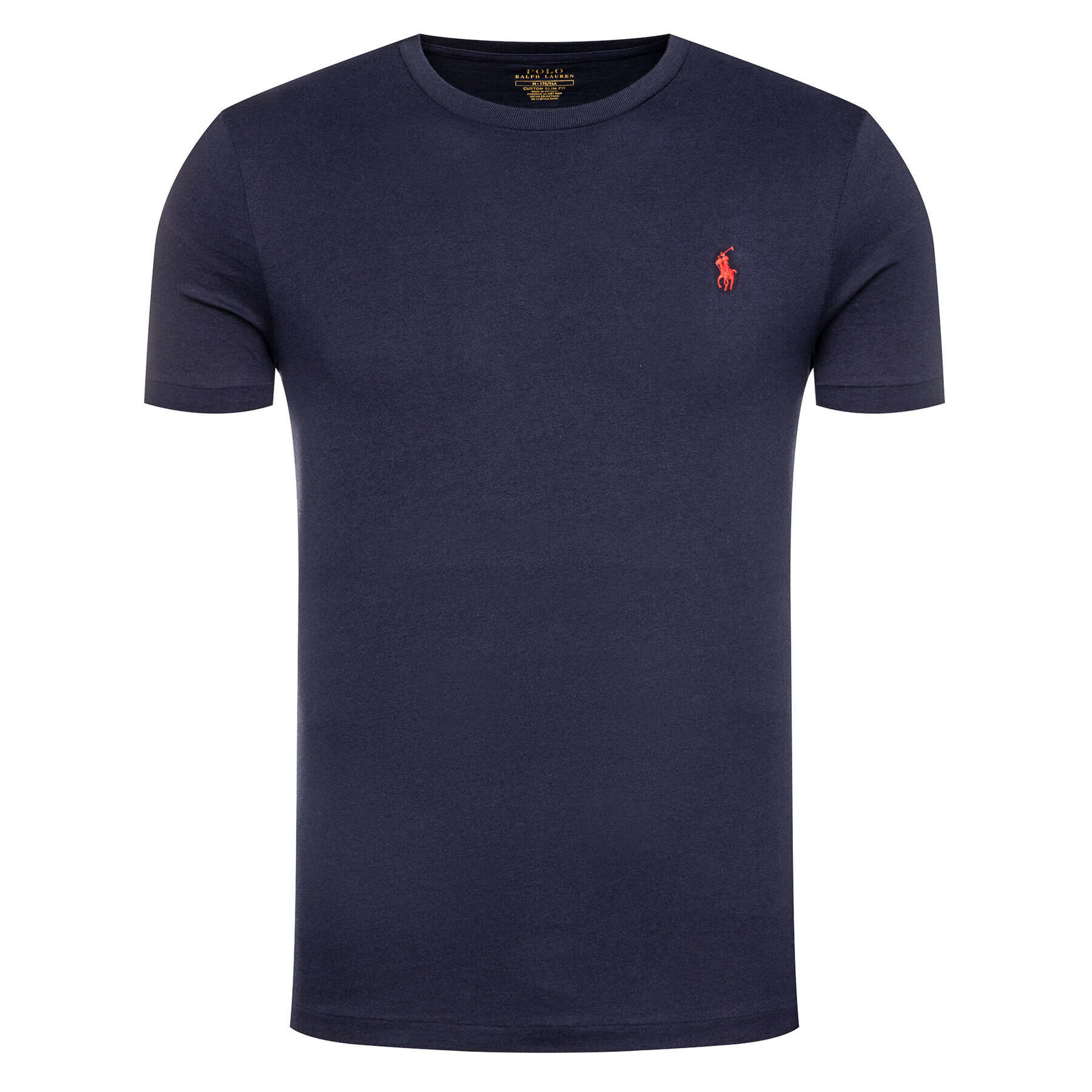 Polo Ralph Lauren T-Shirt Bsr 710680785 Tmavomodrá Custom Slim Fit - Pepit.cz