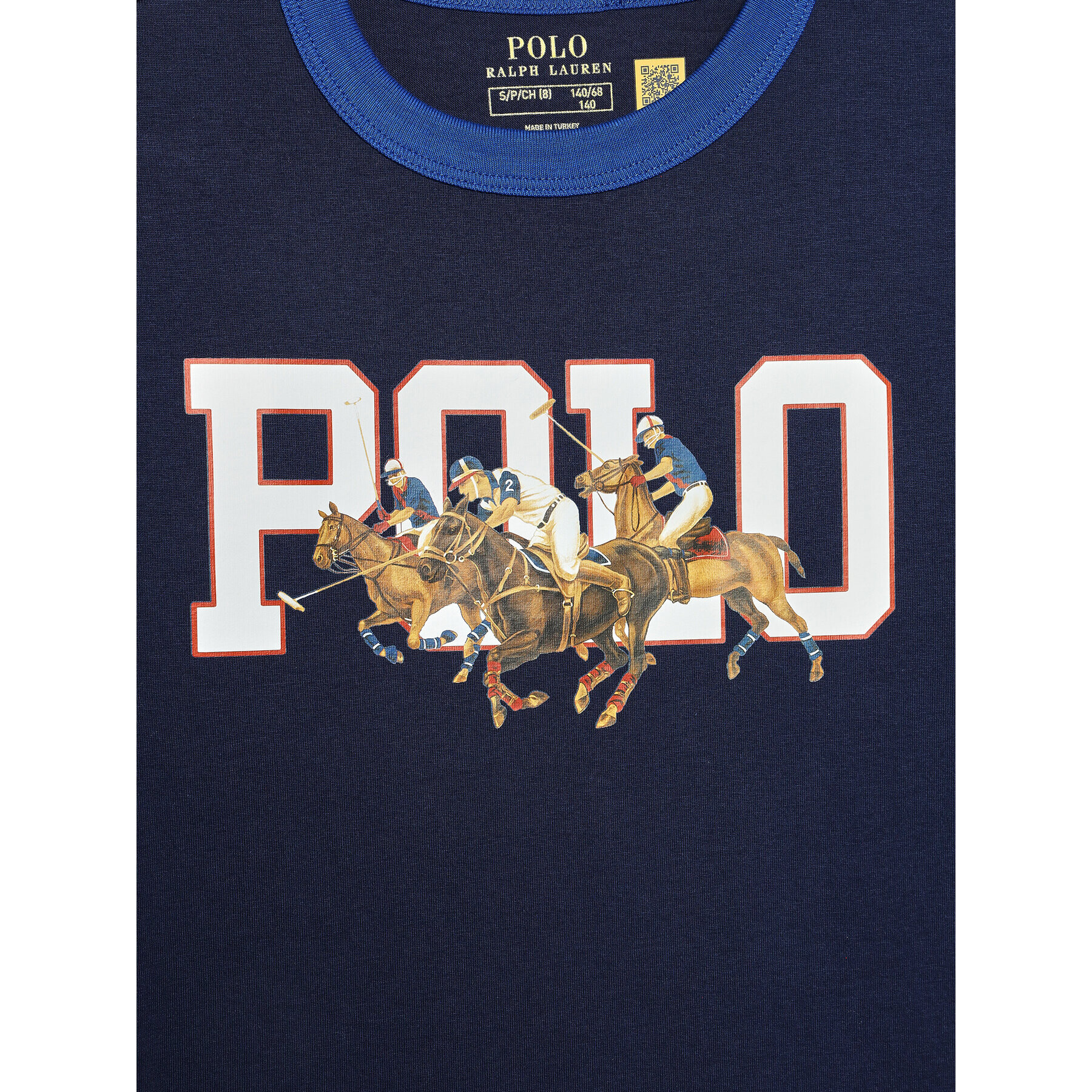 Polo Ralph Lauren T-Shirt Ringr Mod 323919588002 Tmavomodrá Regular Fit - Pepit.cz