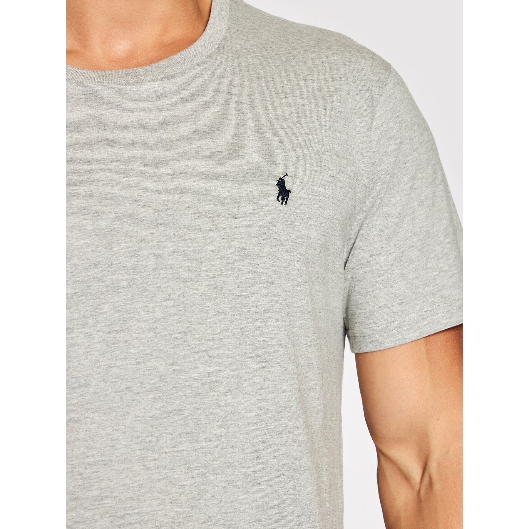 Polo Ralph Lauren T-Shirt Sle 714844756003 Šedá Regular Fit - Pepit.cz