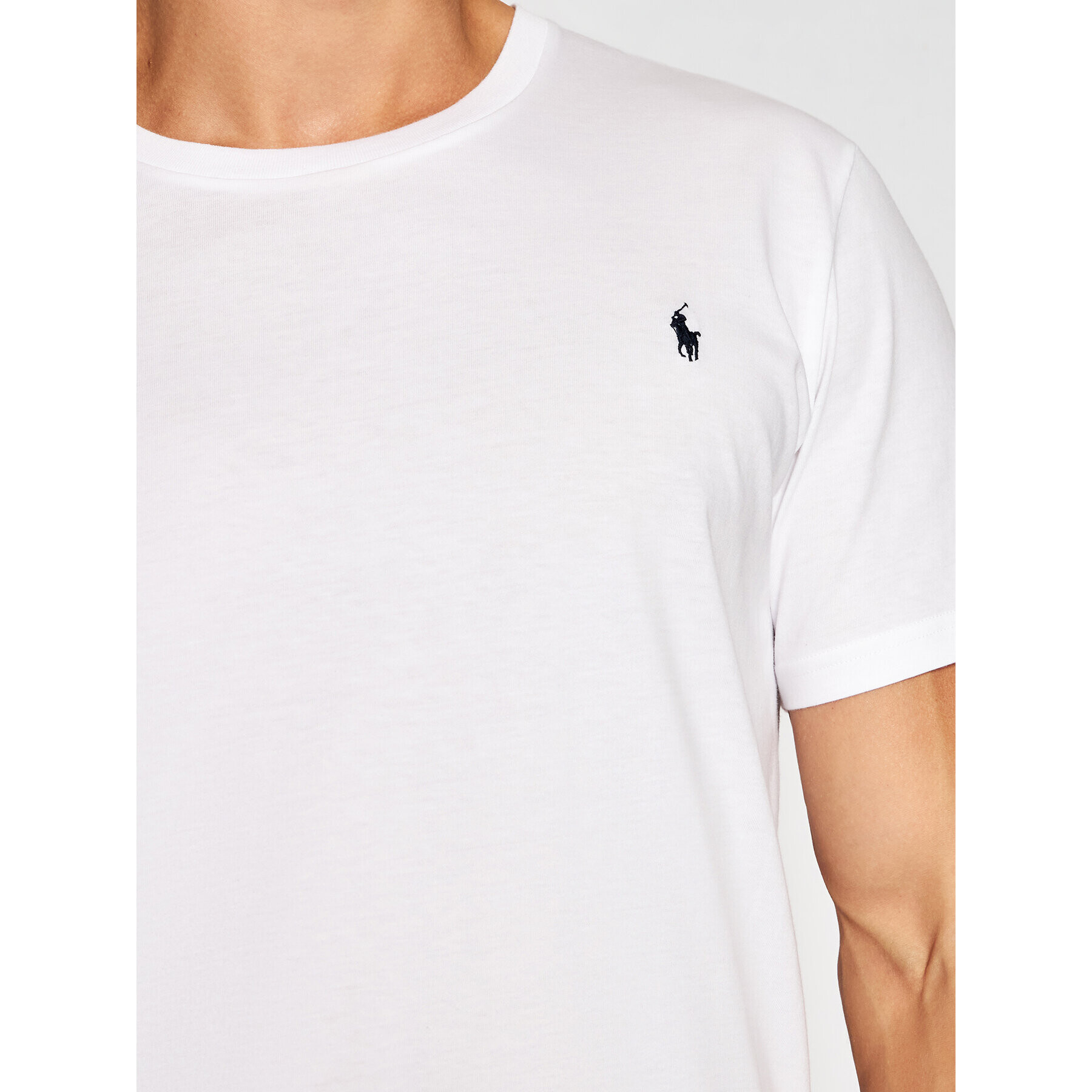 Polo Ralph Lauren T-Shirt Sle 714844756004 Bílá Regular Fit - Pepit.cz