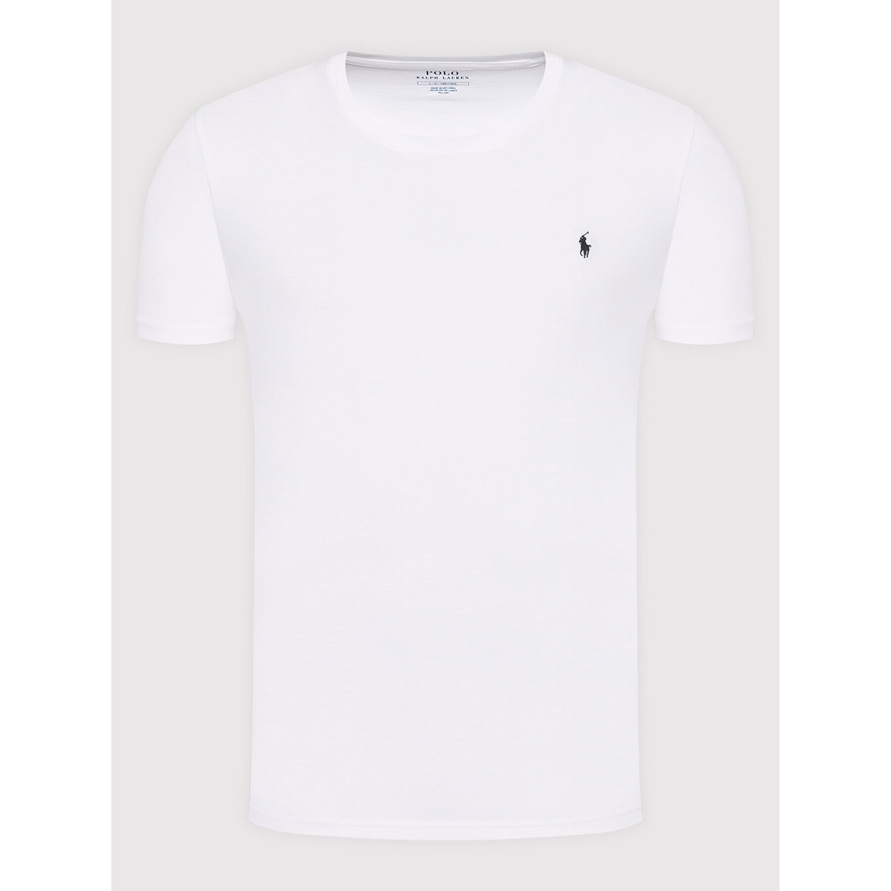 Polo Ralph Lauren T-Shirt Sle 714844756004 Bílá Regular Fit - Pepit.cz