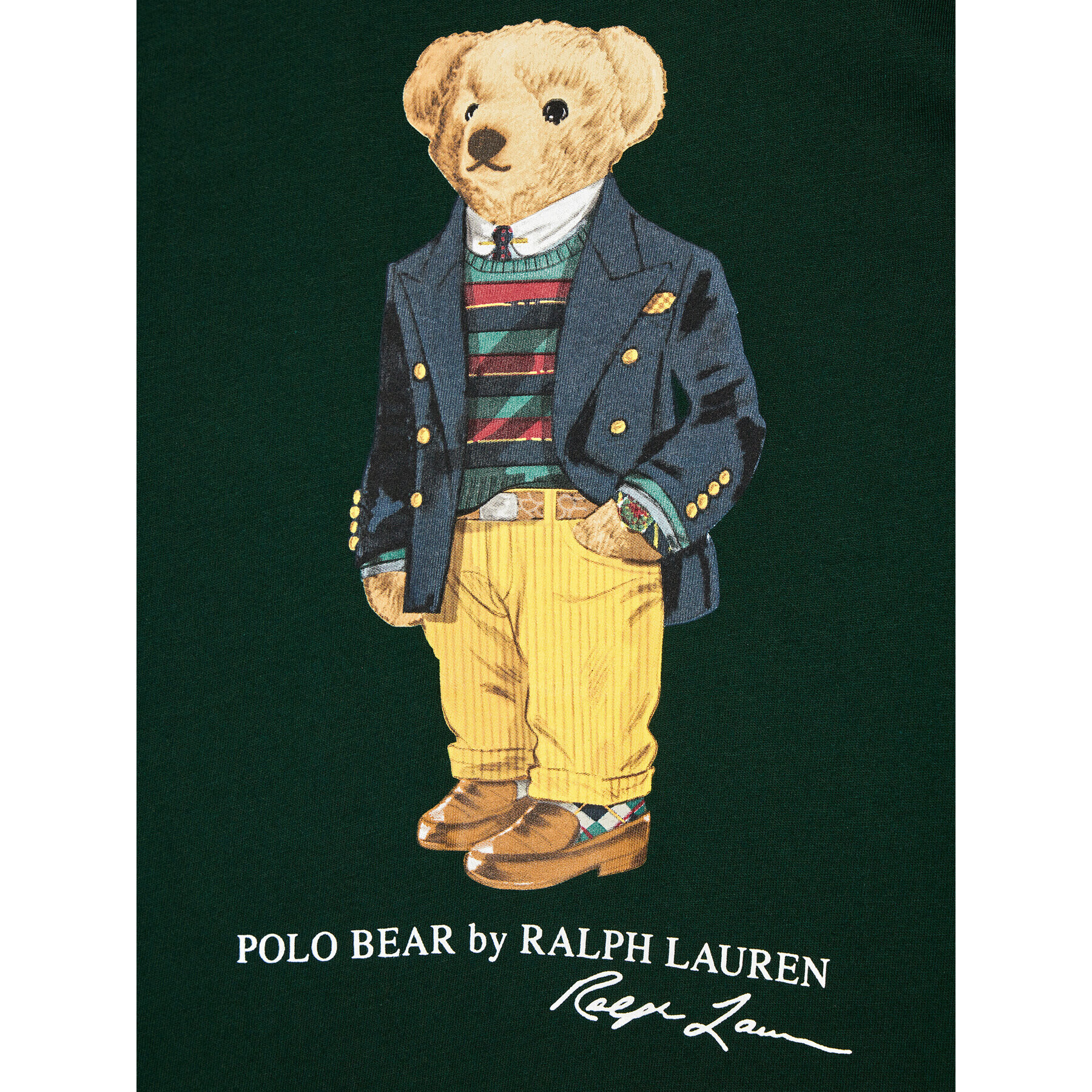 Polo Ralph Lauren T-Shirt Ss Cn 323853828006 Zelená Regular Fit - Pepit.cz