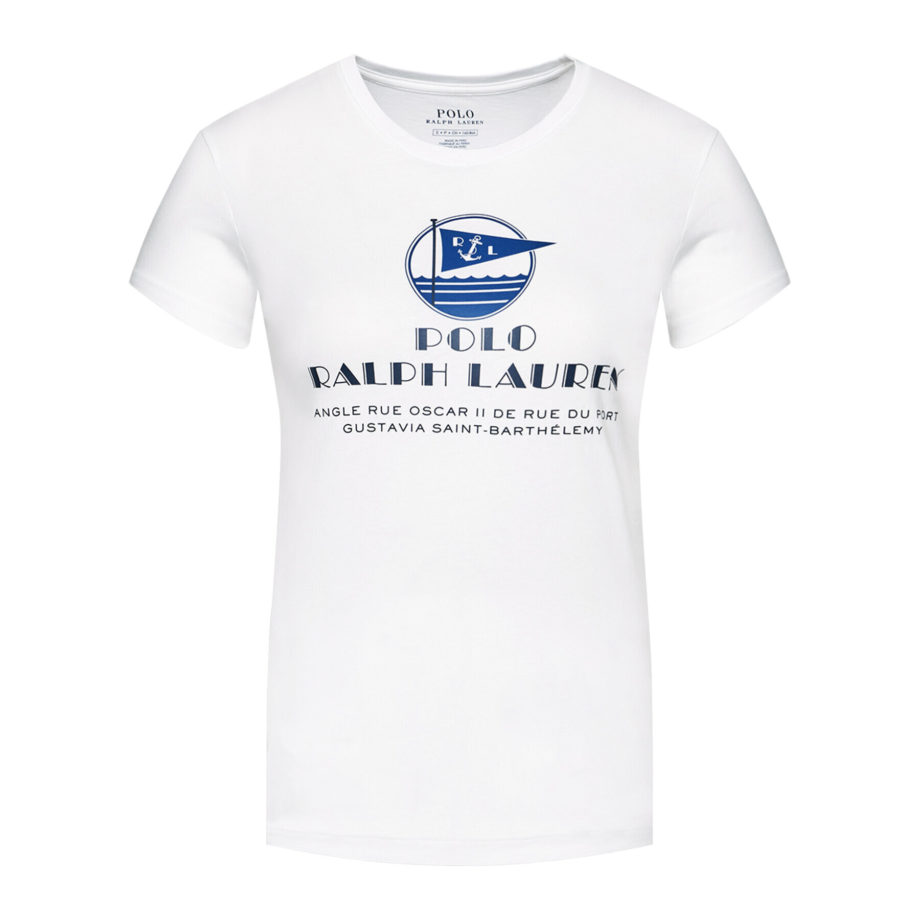 Polo Ralph Lauren T-Shirt Ssl 211827901001 Bílá Regular Fit - Pepit.cz