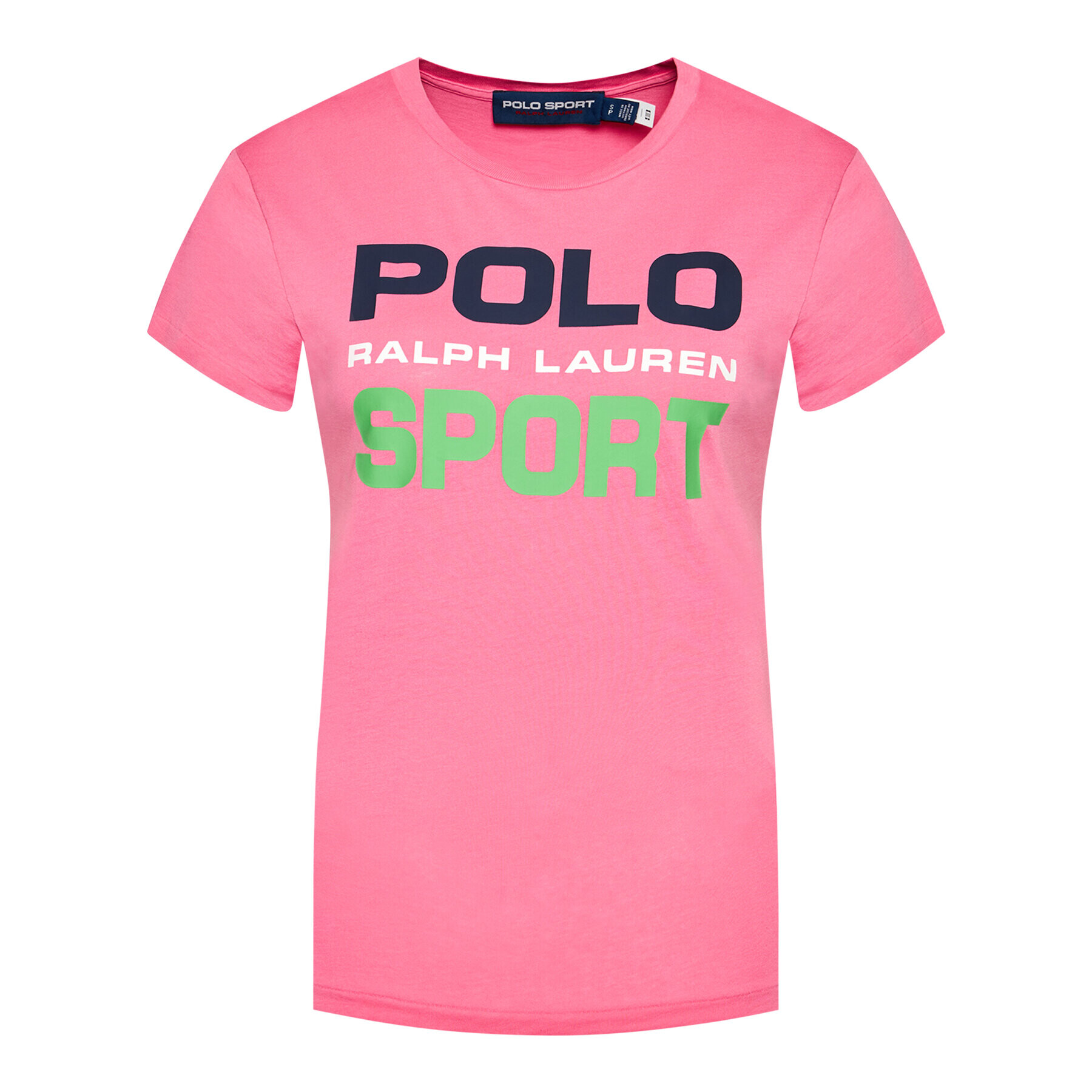 Polo Ralph Lauren T-Shirt Ssl 211838079005 Růžová Regular Fit - Pepit.cz