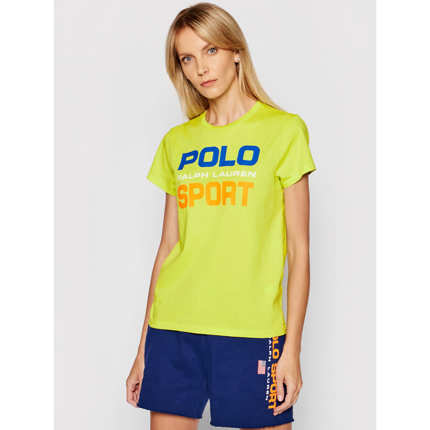 Polo Ralph Lauren T-Shirt Ssl 211838079006 Zelená Regular Fit - Pepit.cz