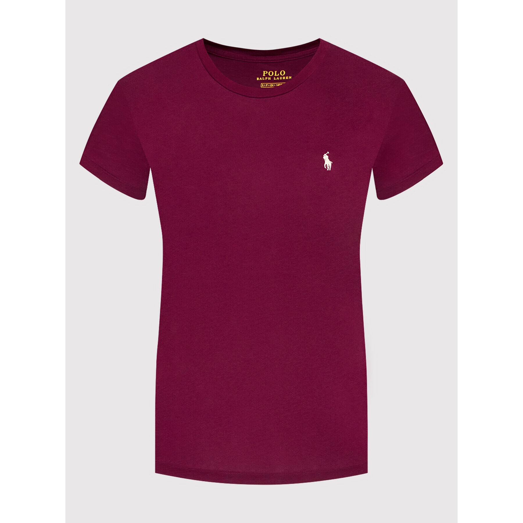 Polo Ralph Lauren T-Shirt Ssl 211847073007 Bordó Regular Fit - Pepit.cz