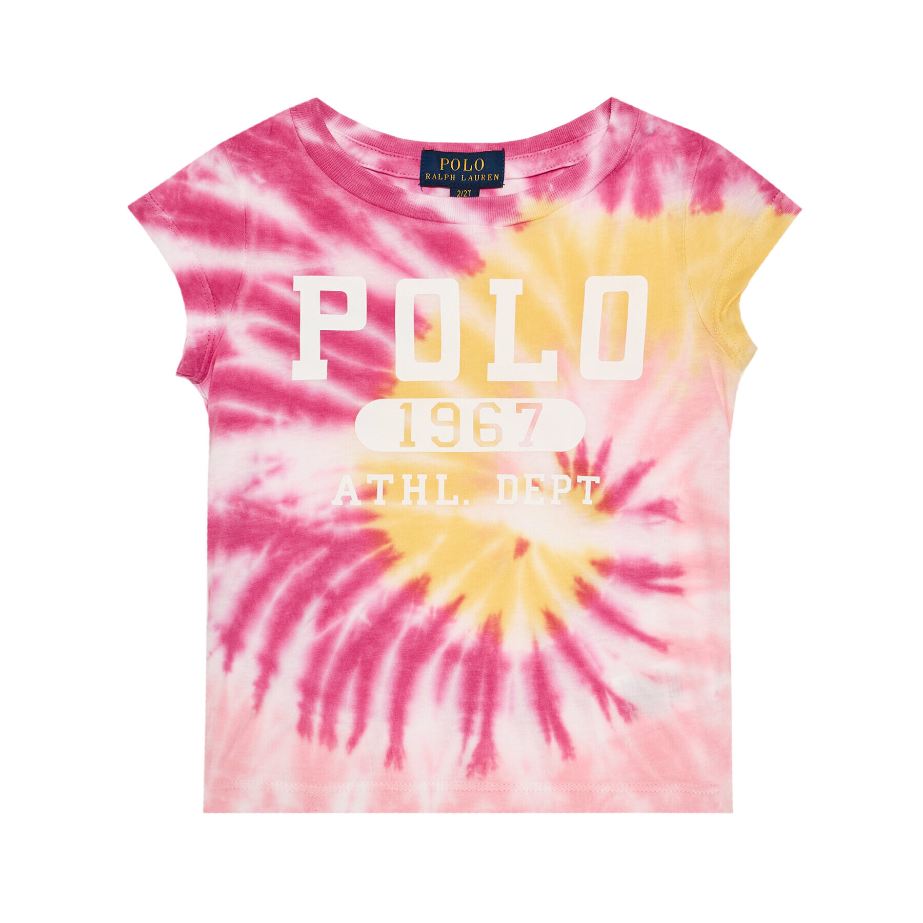 Polo Ralph Lauren T-Shirt Tie Dye Tee 311803031001 Růžová Regular Fit - Pepit.cz