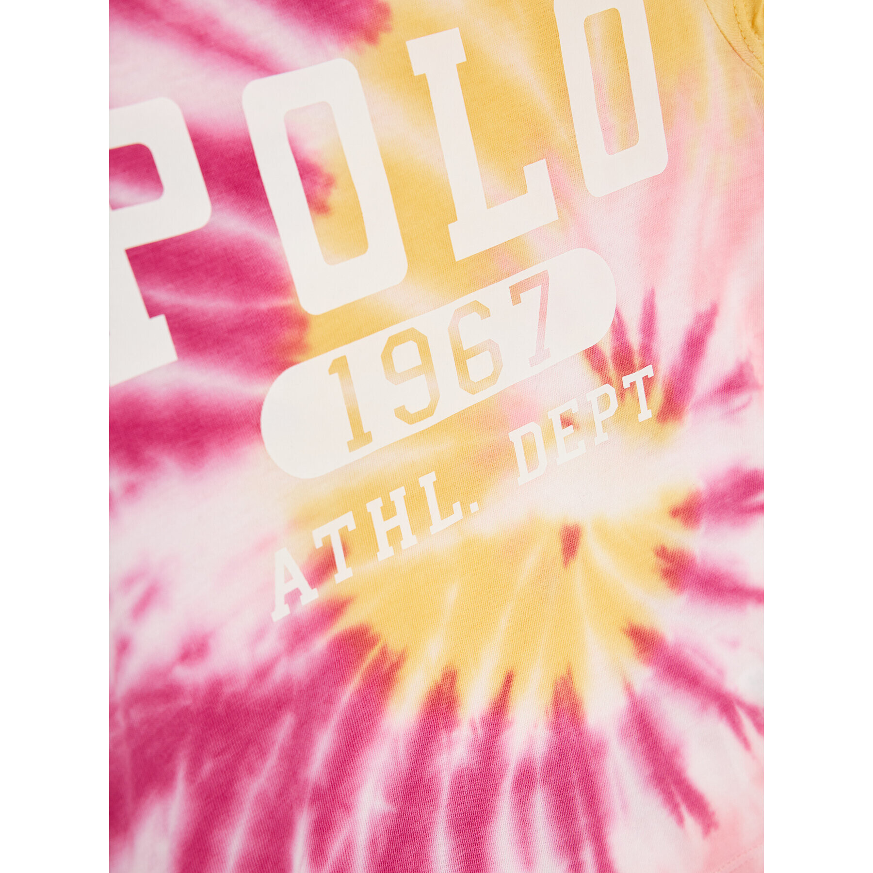 Polo Ralph Lauren T-Shirt Tie Dye Tee 311803031001 Růžová Regular Fit - Pepit.cz