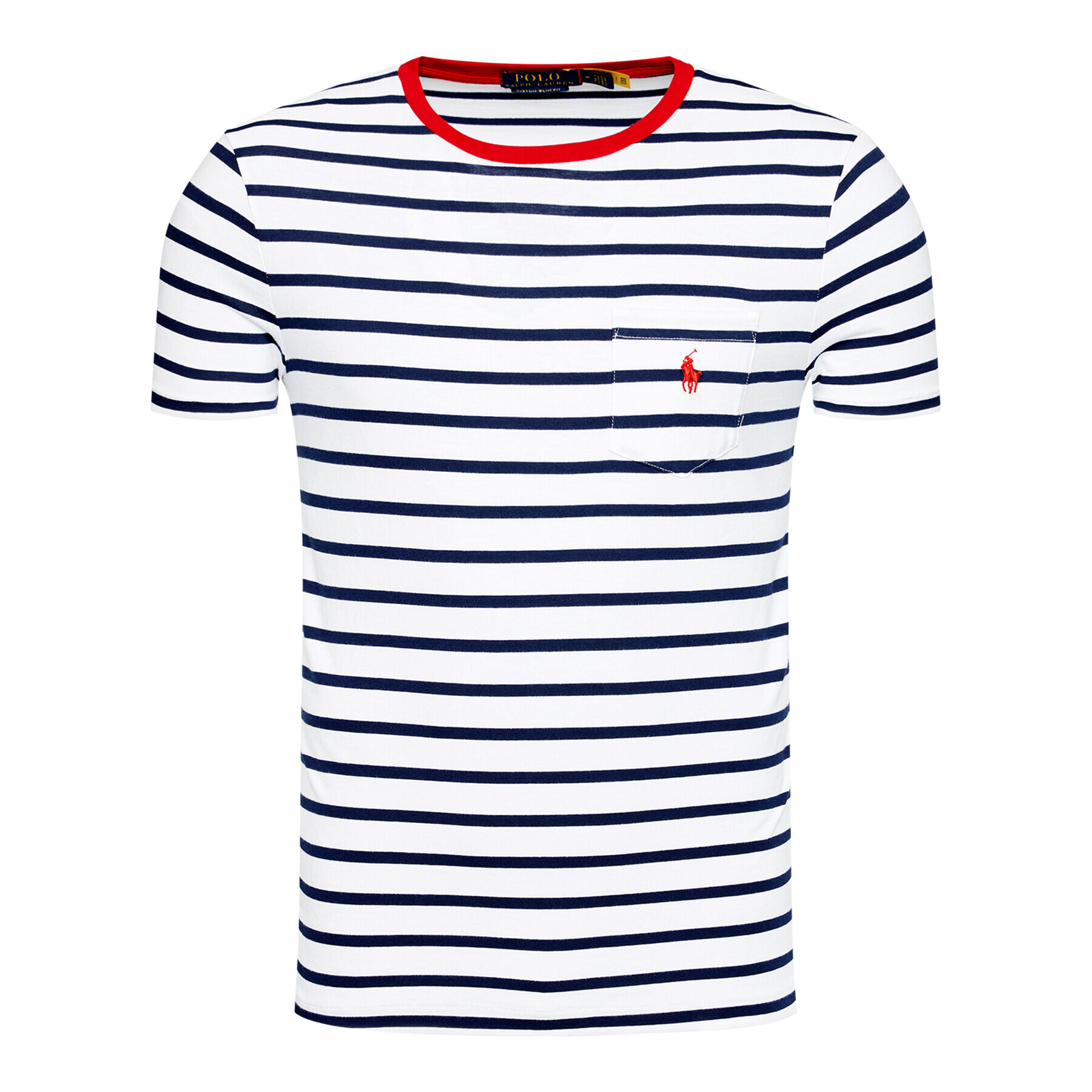 Polo Ralph Lauren T-Shirt Yd 710823561002 Bílá Slim Fit - Pepit.cz