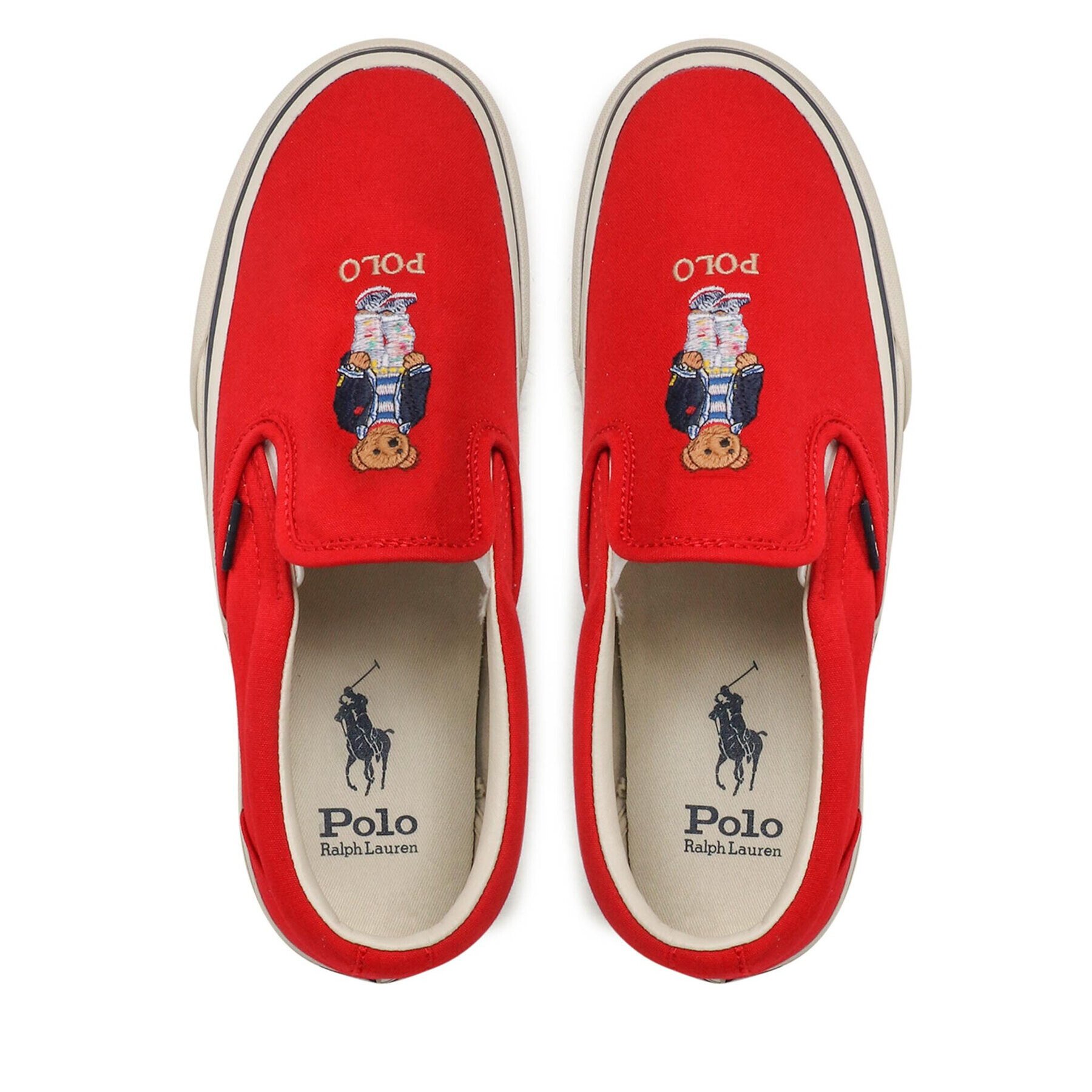 Polo Ralph Lauren Tenisky Keaton 816861089003 Červená - Pepit.cz