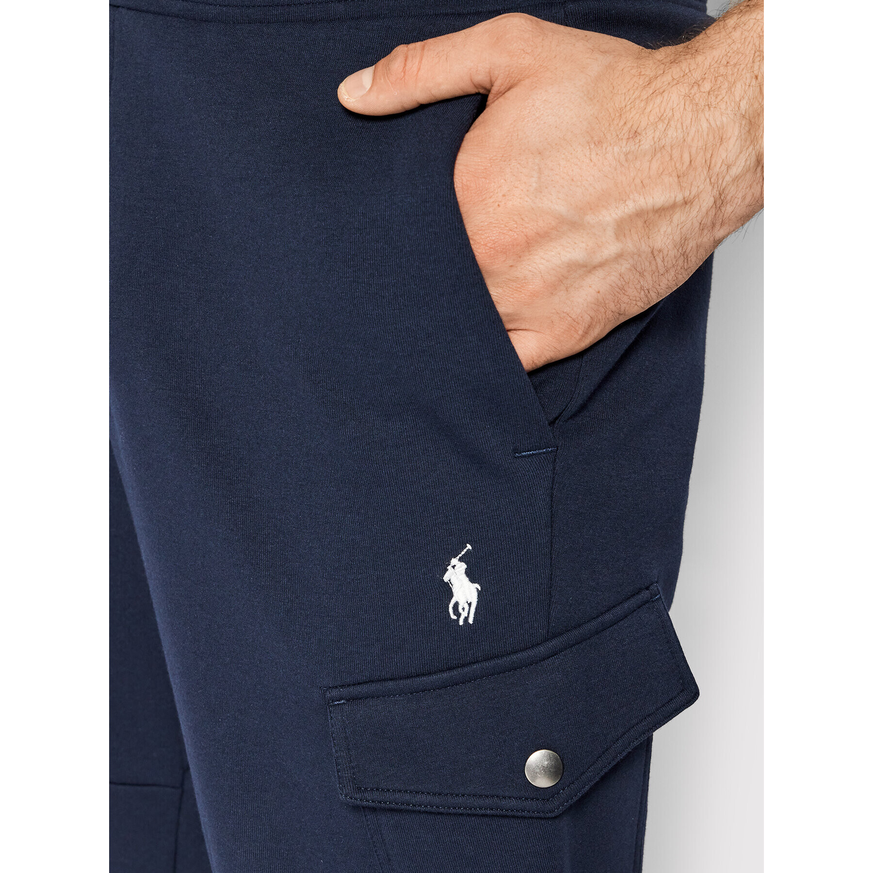 Polo Ralph Lauren Teplákové kalhoty 710860590003 Tmavomodrá Regular Fit - Pepit.cz