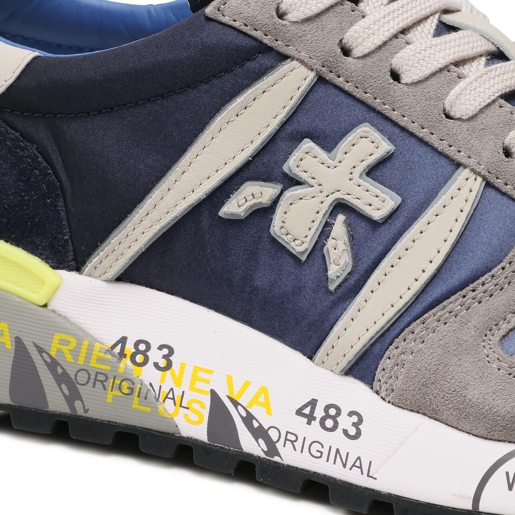 Premiata Sneakersy Lander 4587 Tmavomodrá - Pepit.cz