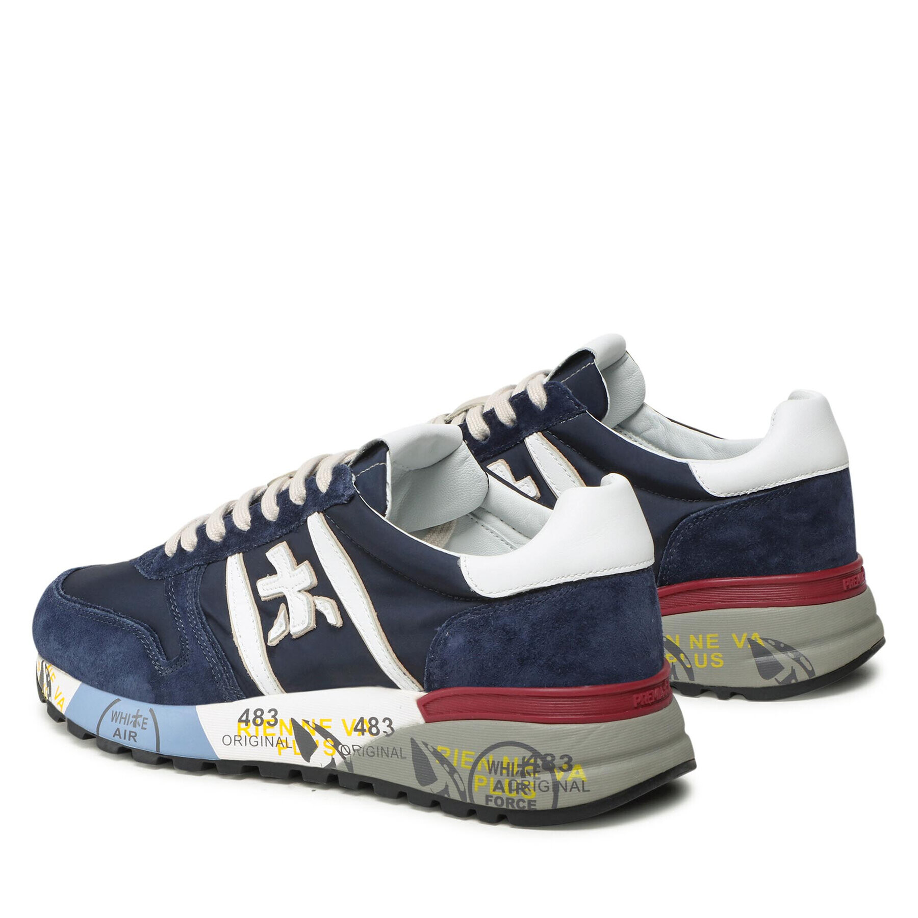 Premiata Sneakersy Lander 5675 Tmavomodrá - Pepit.cz