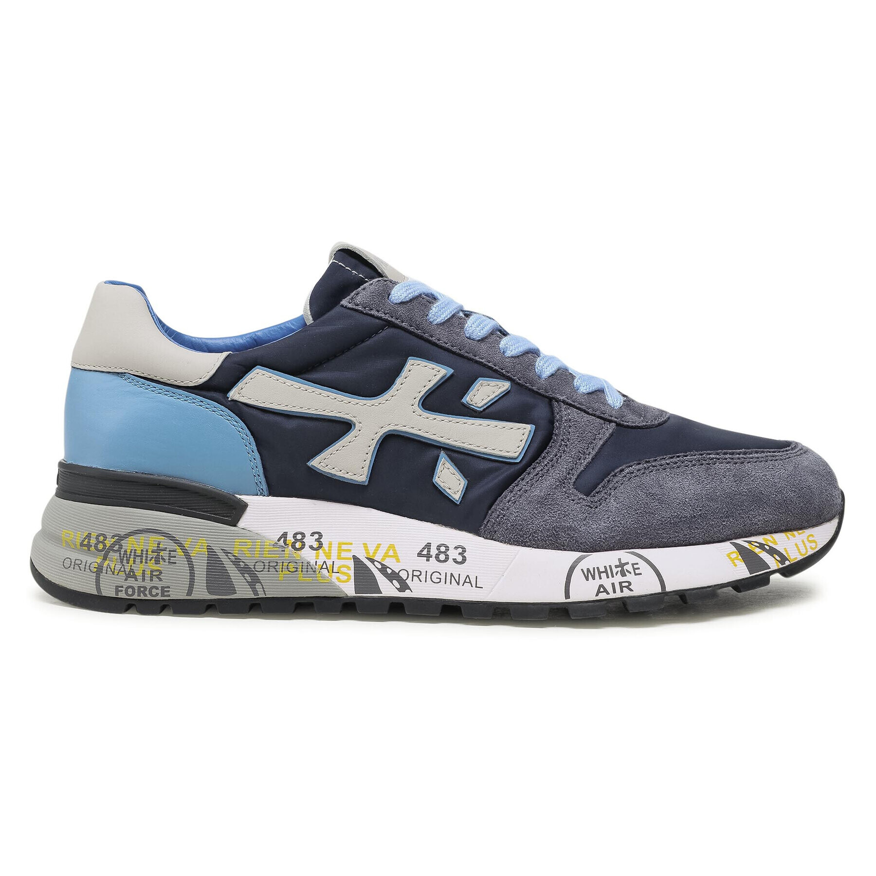 Premiata Sneakersy Mick 1280E Tmavomodrá - Pepit.cz