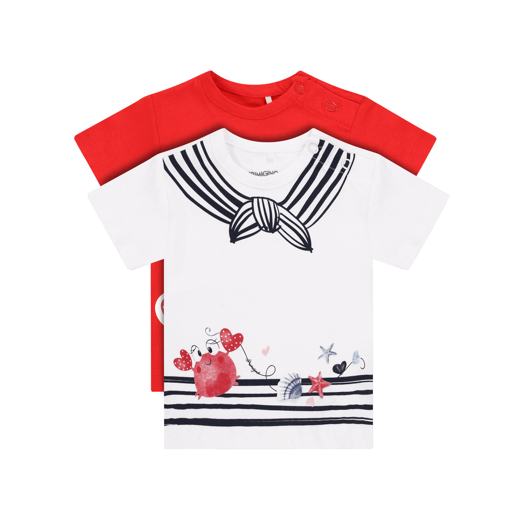 Primigi 2-dílná sada T-shirts Easy Wear Girl 45226501 Barevná Regular Fit - Pepit.cz