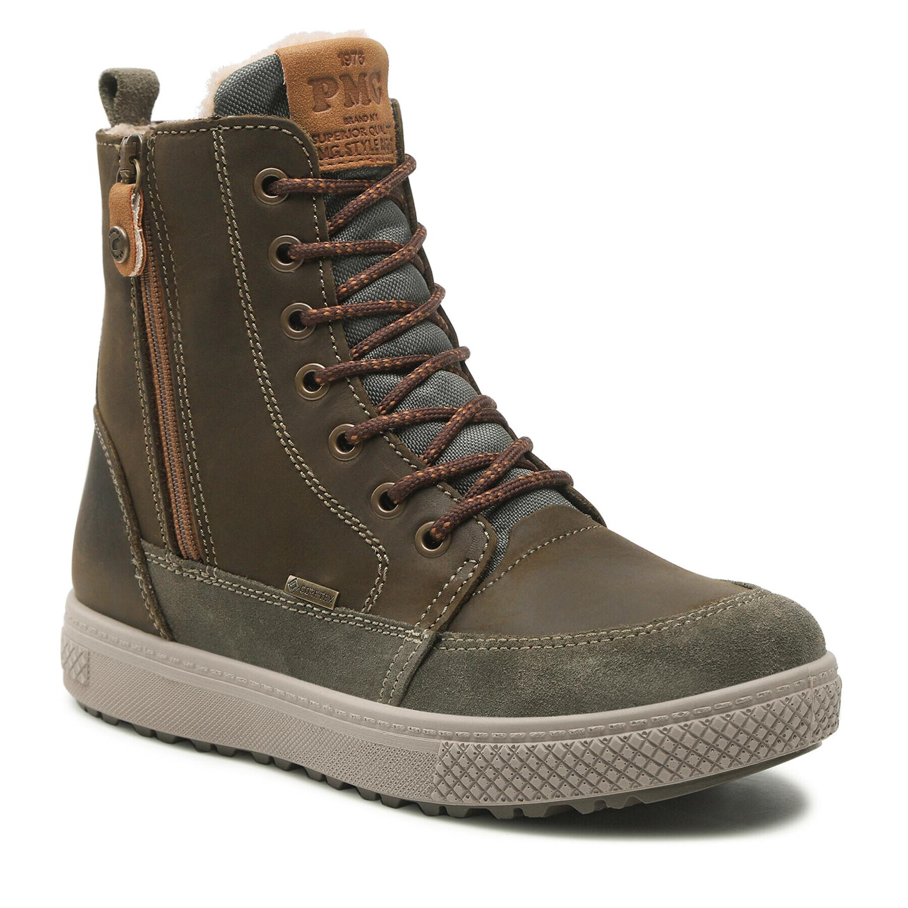 Primigi Kozačky GORE-TEX 2889311 D Khaki - Pepit.cz